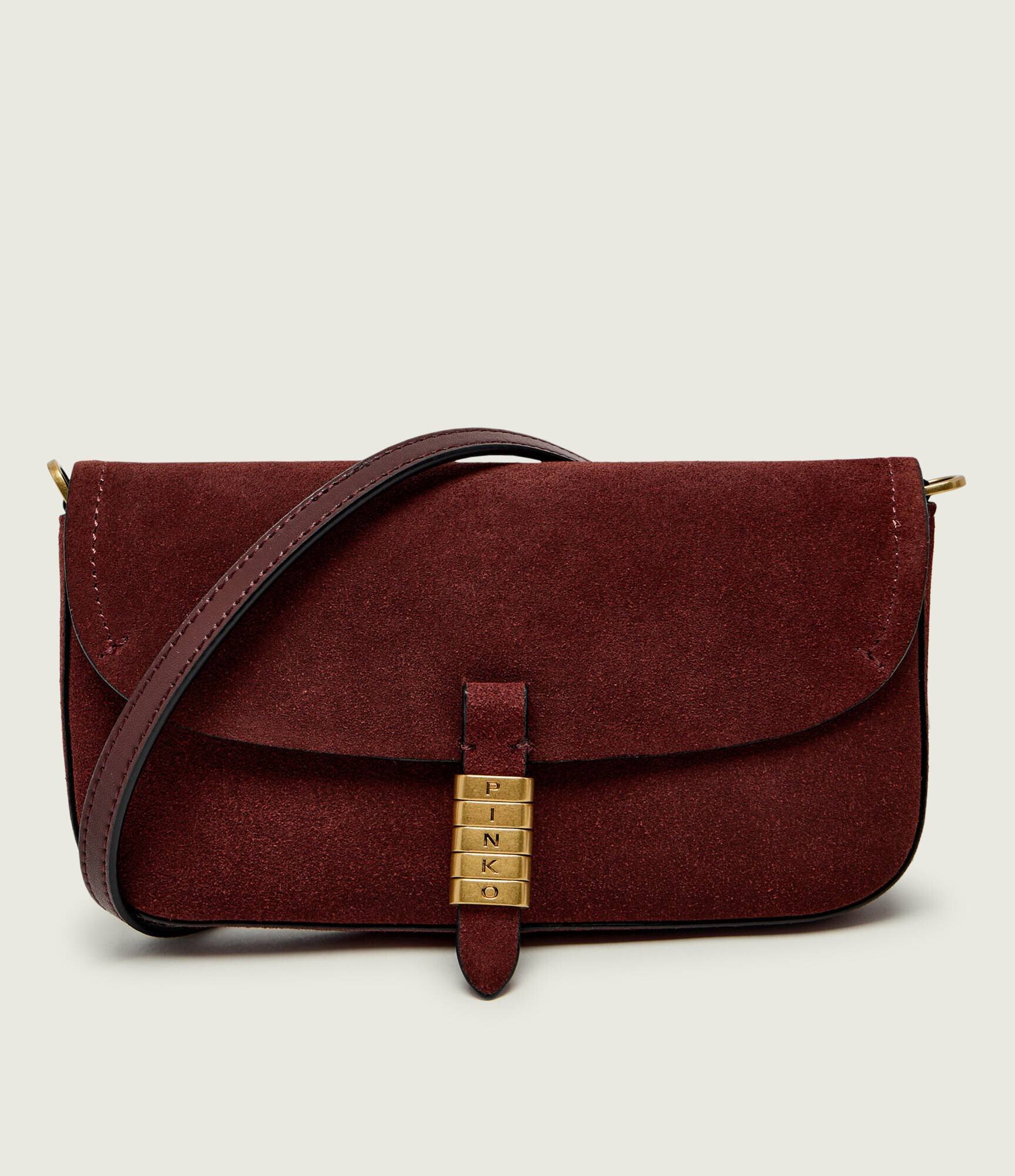 Pinko Geantă poștaș/poșetă plic SADDLE FLAT | piele întoarsă