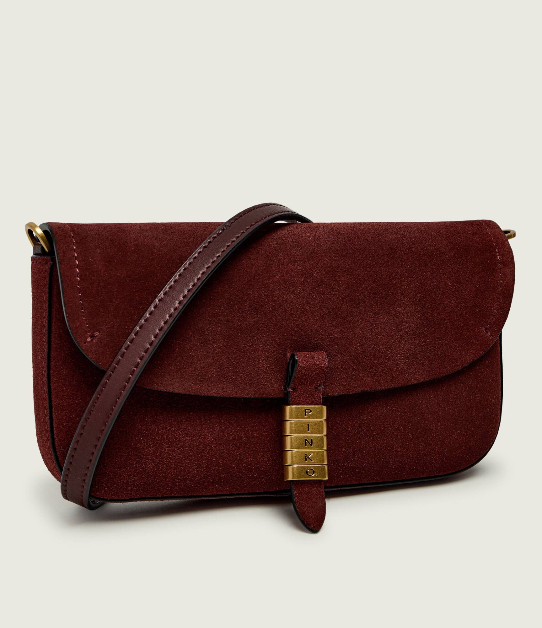 Pinko Geantă poștaș/poșetă plic SADDLE FLAT | piele întoarsă