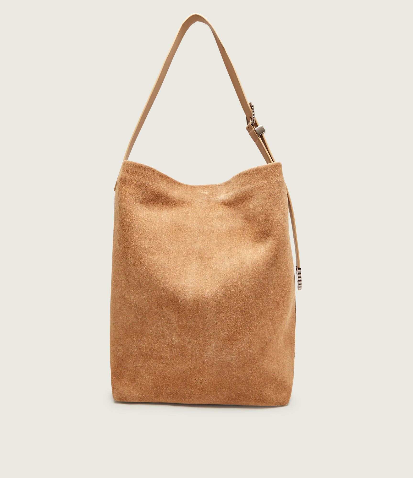 Pinko Geantă shopper BUCKET BIG TRITTICO | piele întoarsă