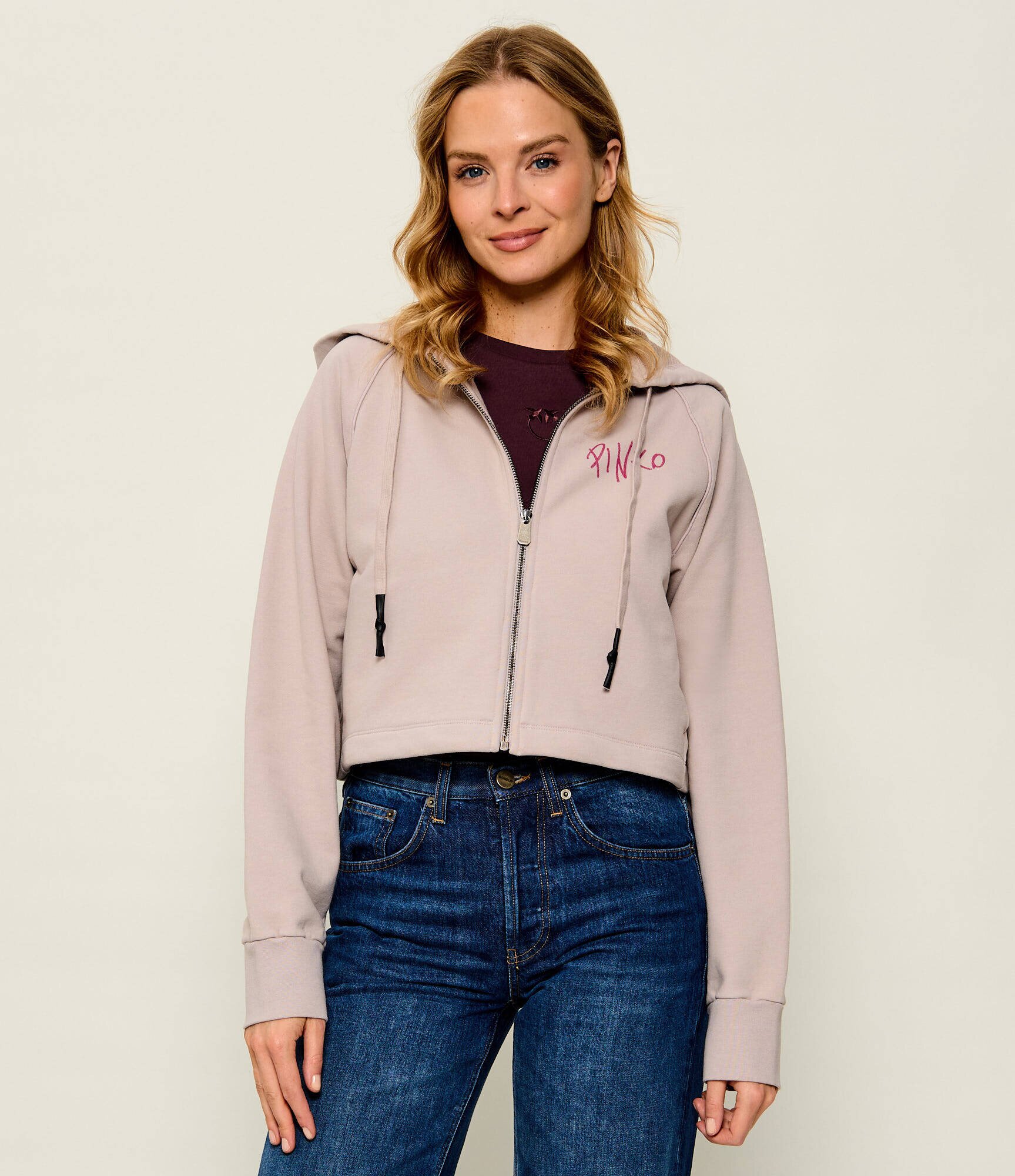 Pinko Hanorac Punk Cat | Cropped Fit