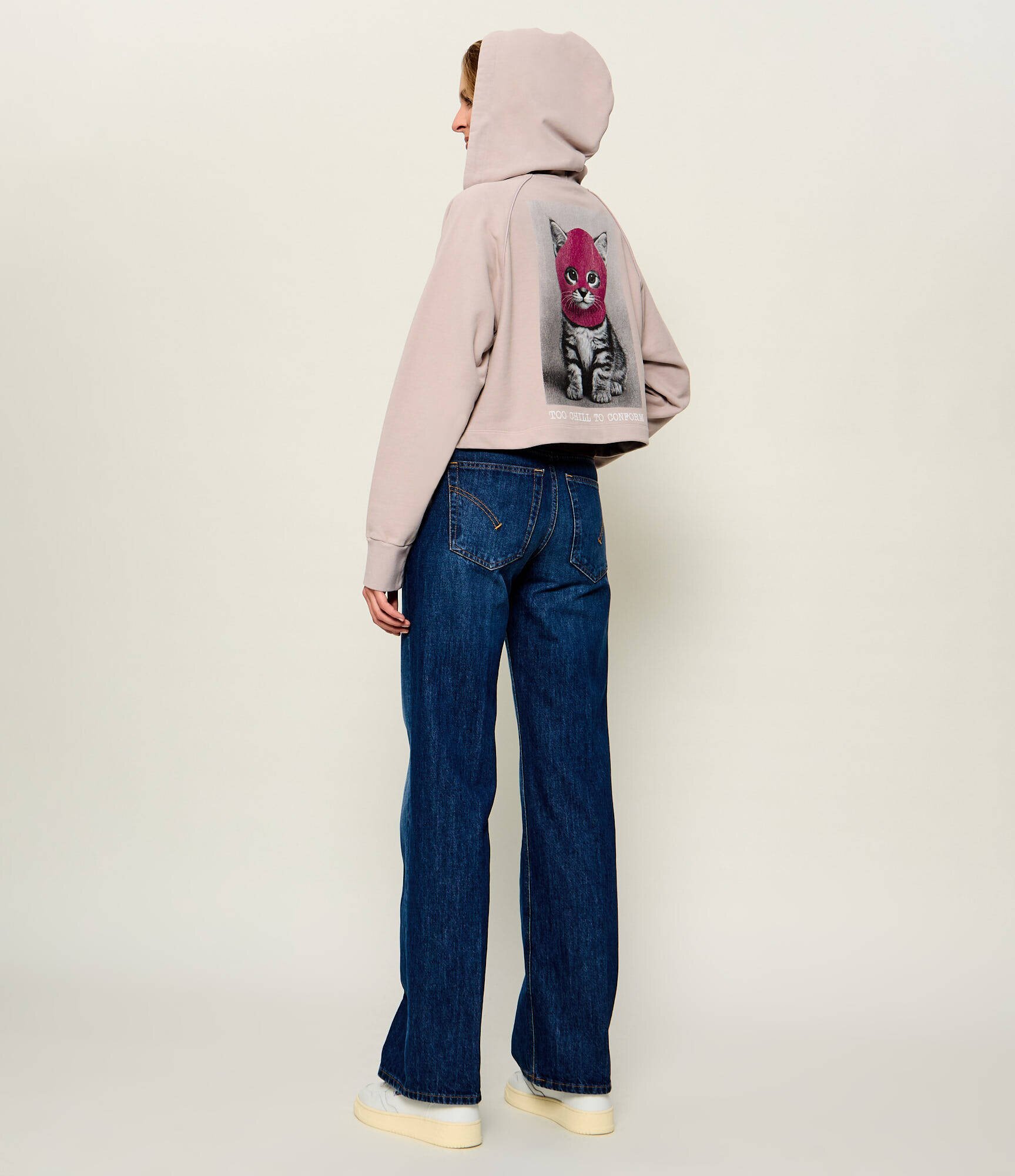 Pinko Hanorac Punk Cat | Cropped Fit