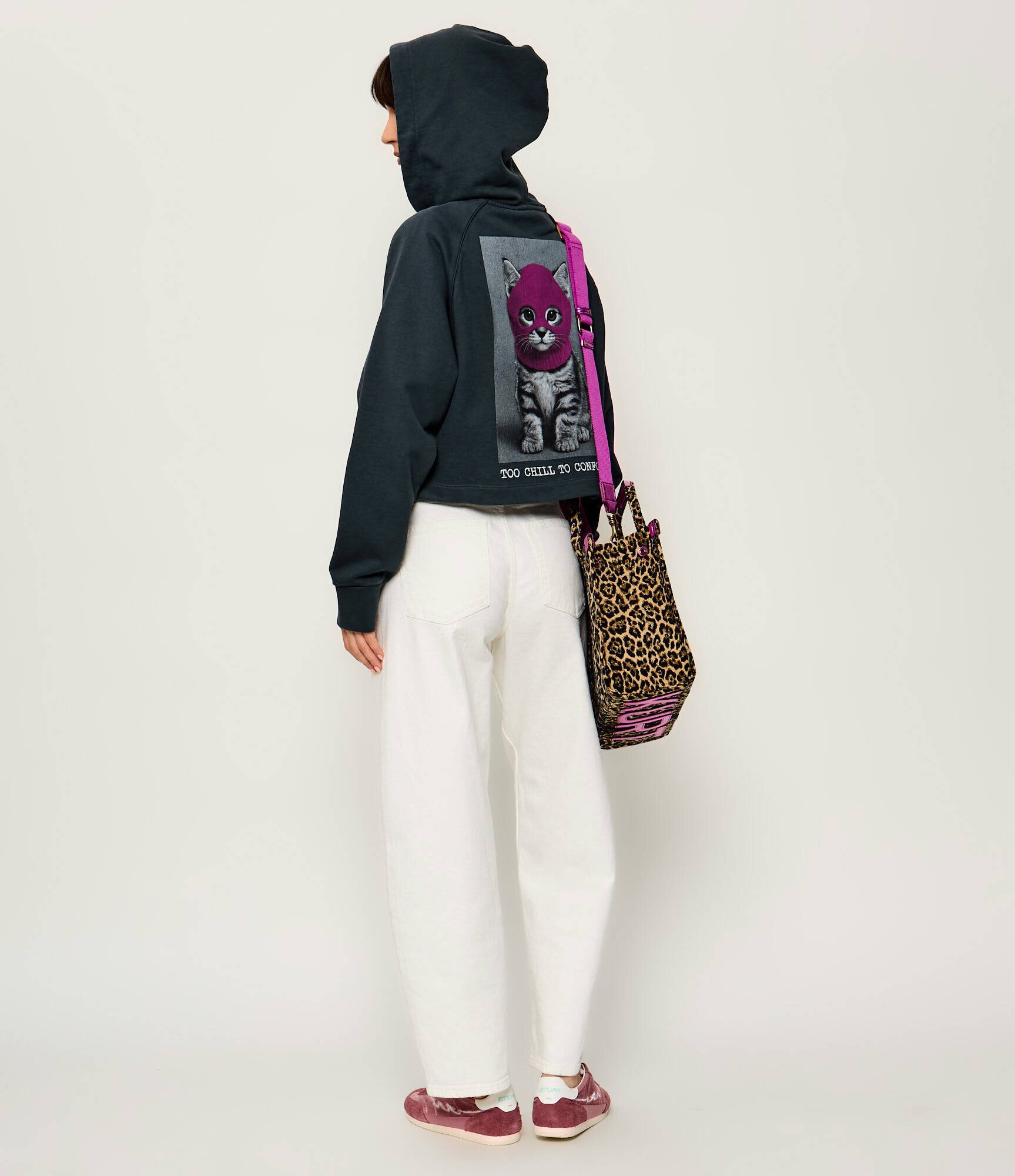 Pinko Hanorac Punk Cat | Cropped Fit