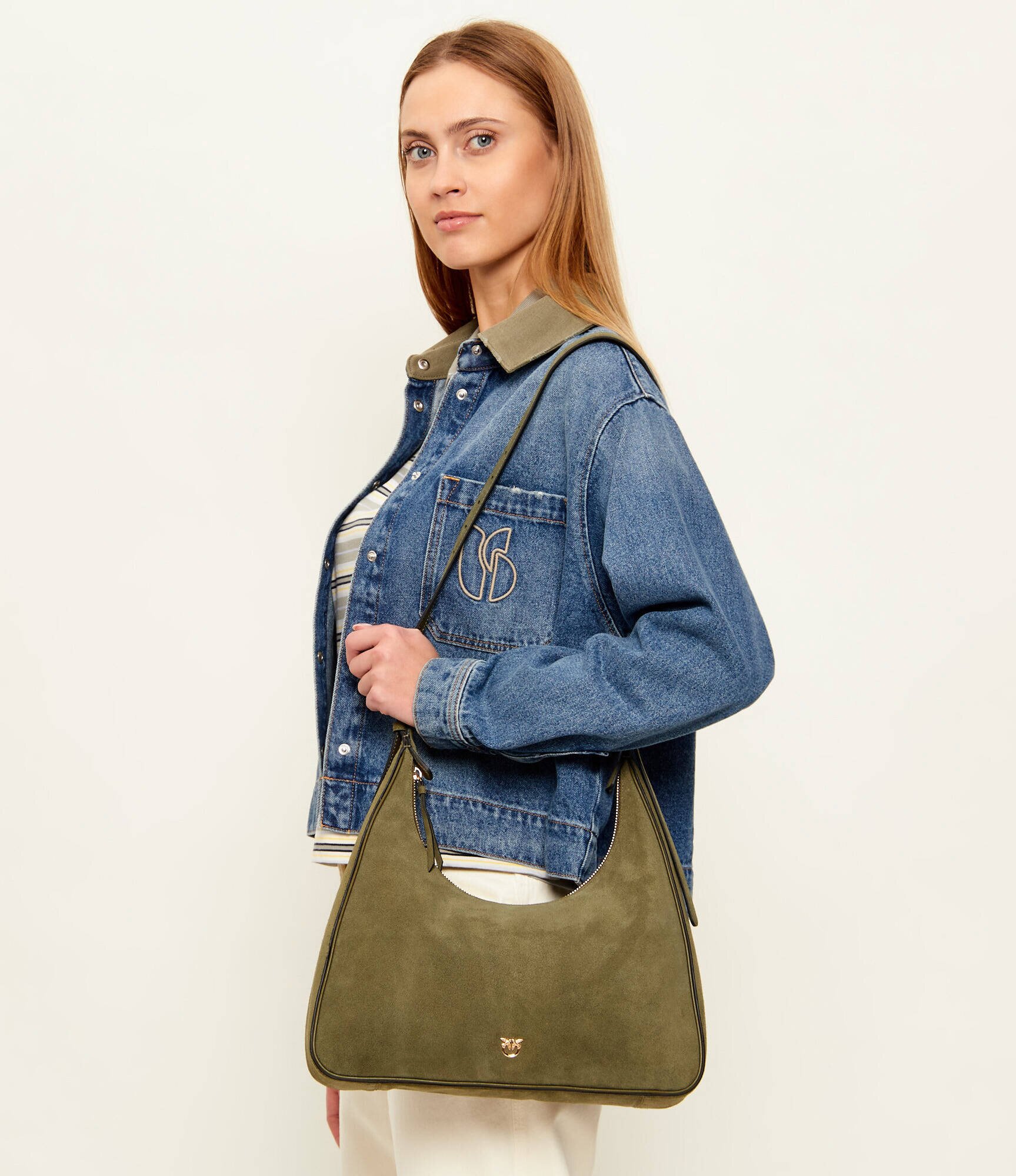 Pinko Hobo MISS CLASSIC | piele întoarsă