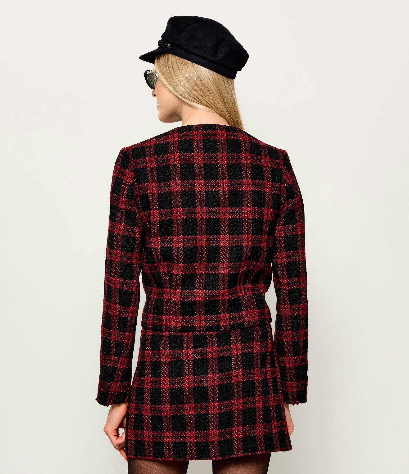 Pinko Jachetă Geum | Cropped Fit cu adaos de lână