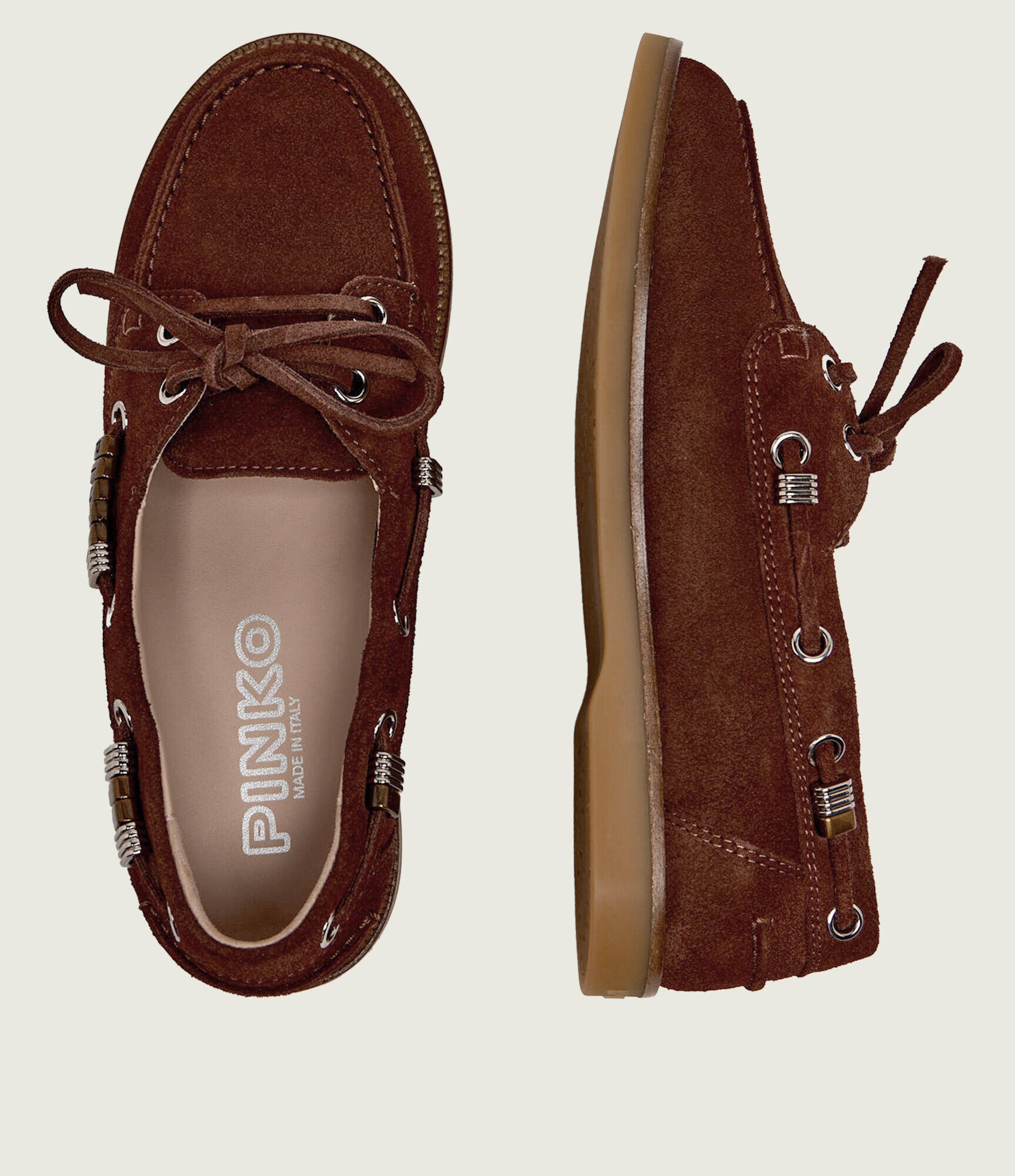Pinko Mocasini GRACE 01 | piele întoarsă