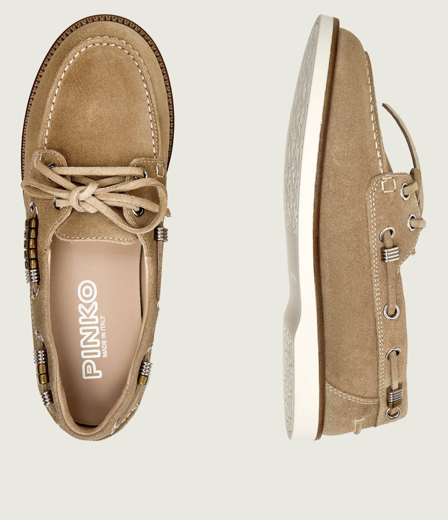 Pinko Mocasini GRACE 01 | piele întoarsă
