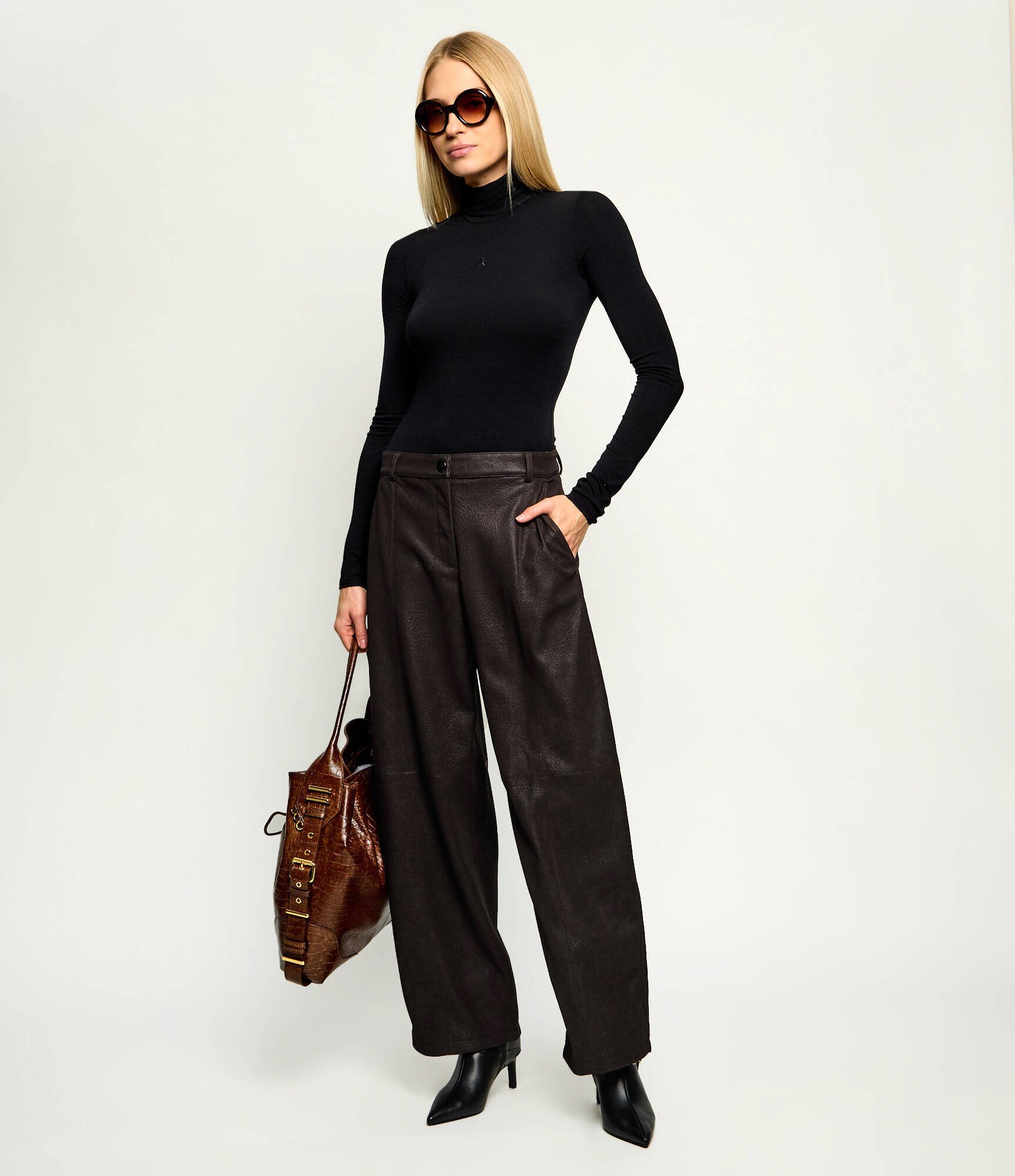 Pinko Pantaloni Barolo | Loose fit