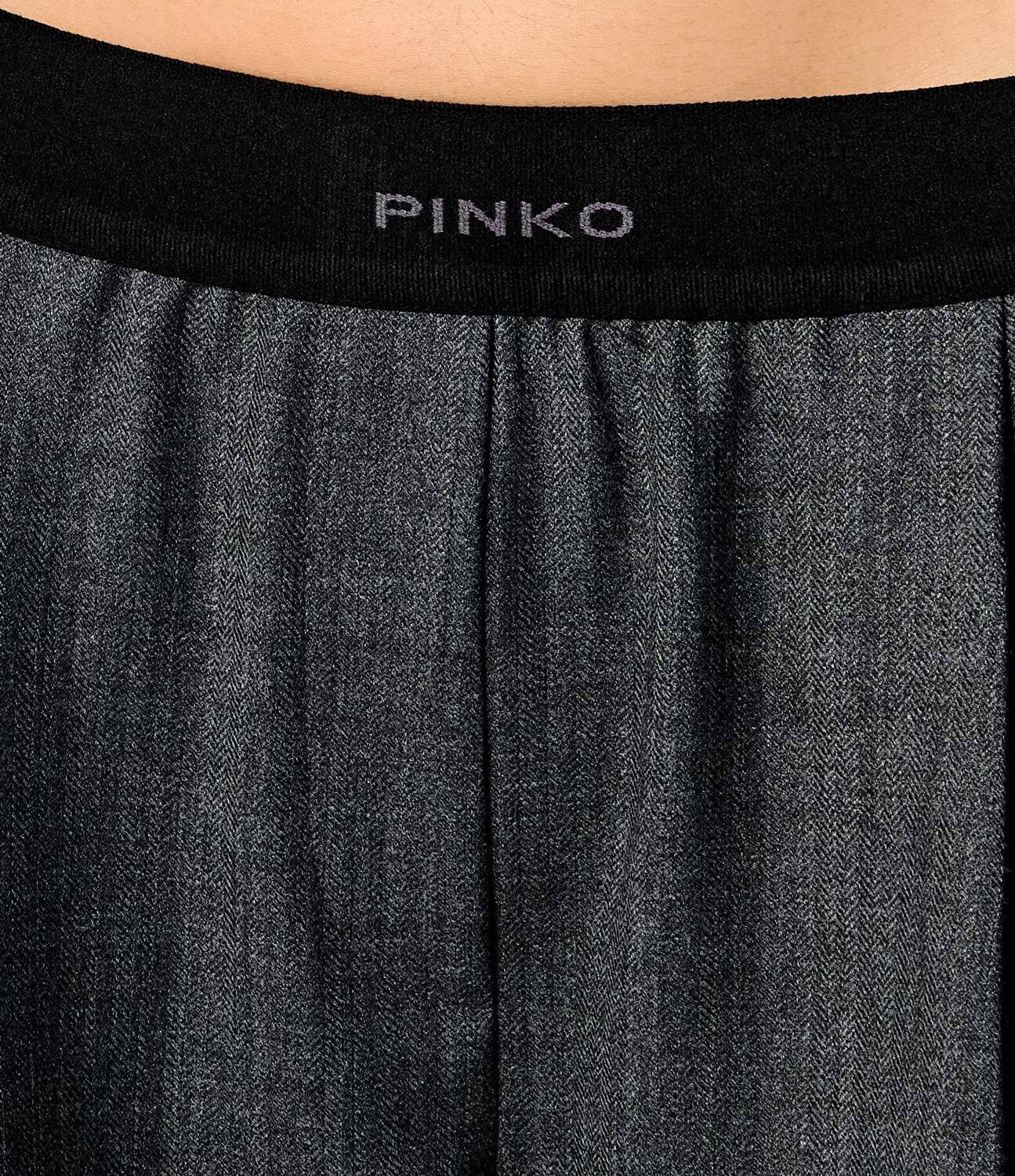 Pinko Pantaloni Phaius | Relaxed fit cu adaos de lână