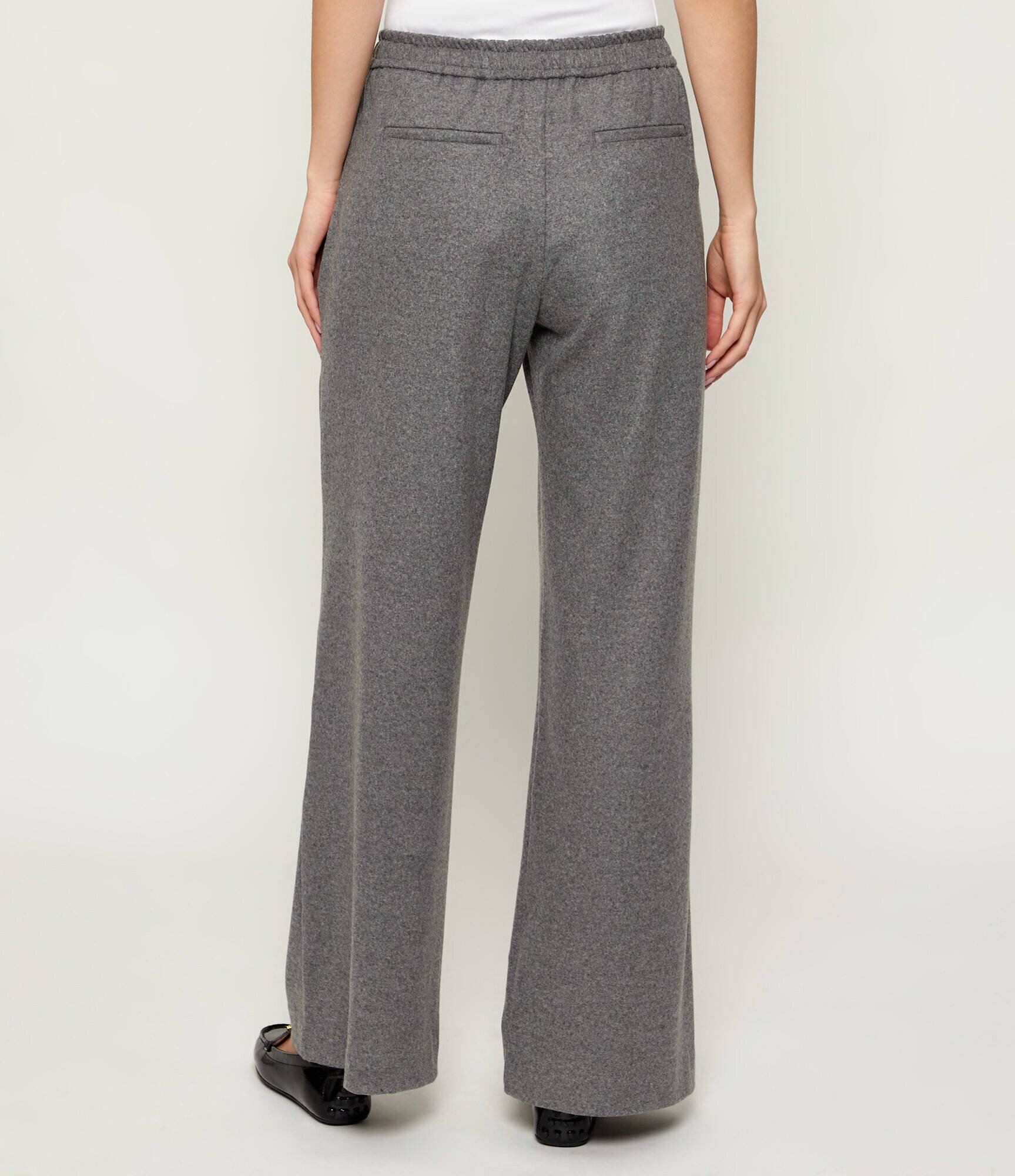 Pinko Pantaloni RAMONA | Loose fit cu adaos de lână