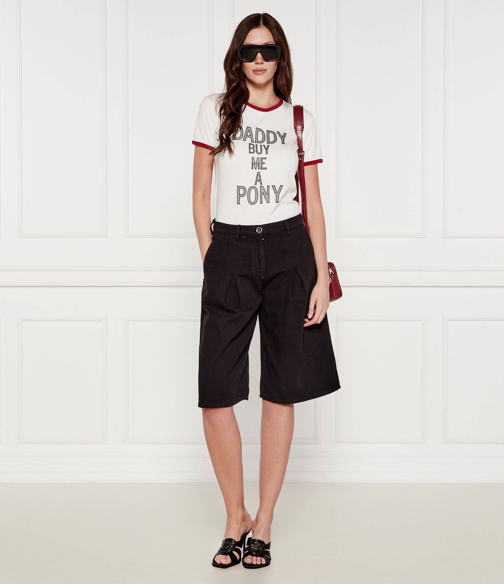 Pinko Pantaloni scurți PASCAL | Loose fit