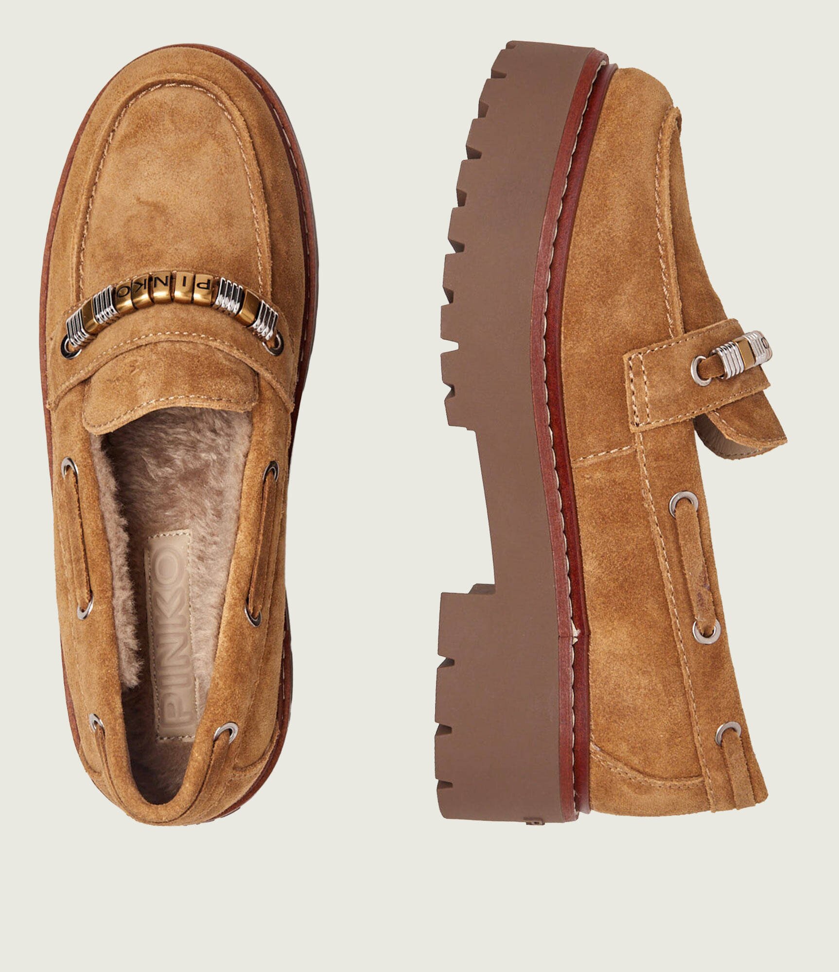 Pinko Pantofi loafer Margaret 2 | piele întoarsă