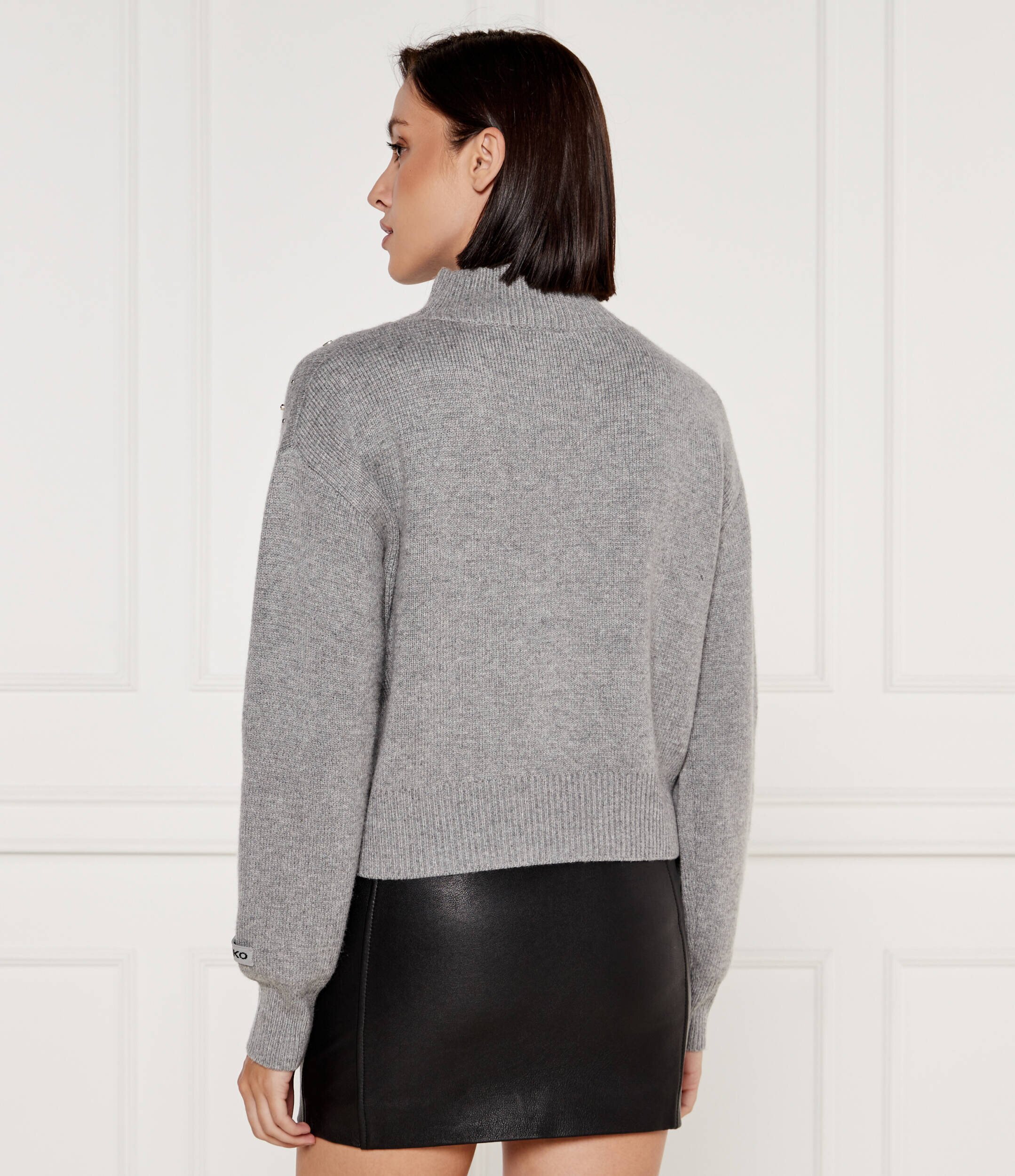 Pinko Pulover BOMBAY | Loose fit cu adaos de lână și cașmir