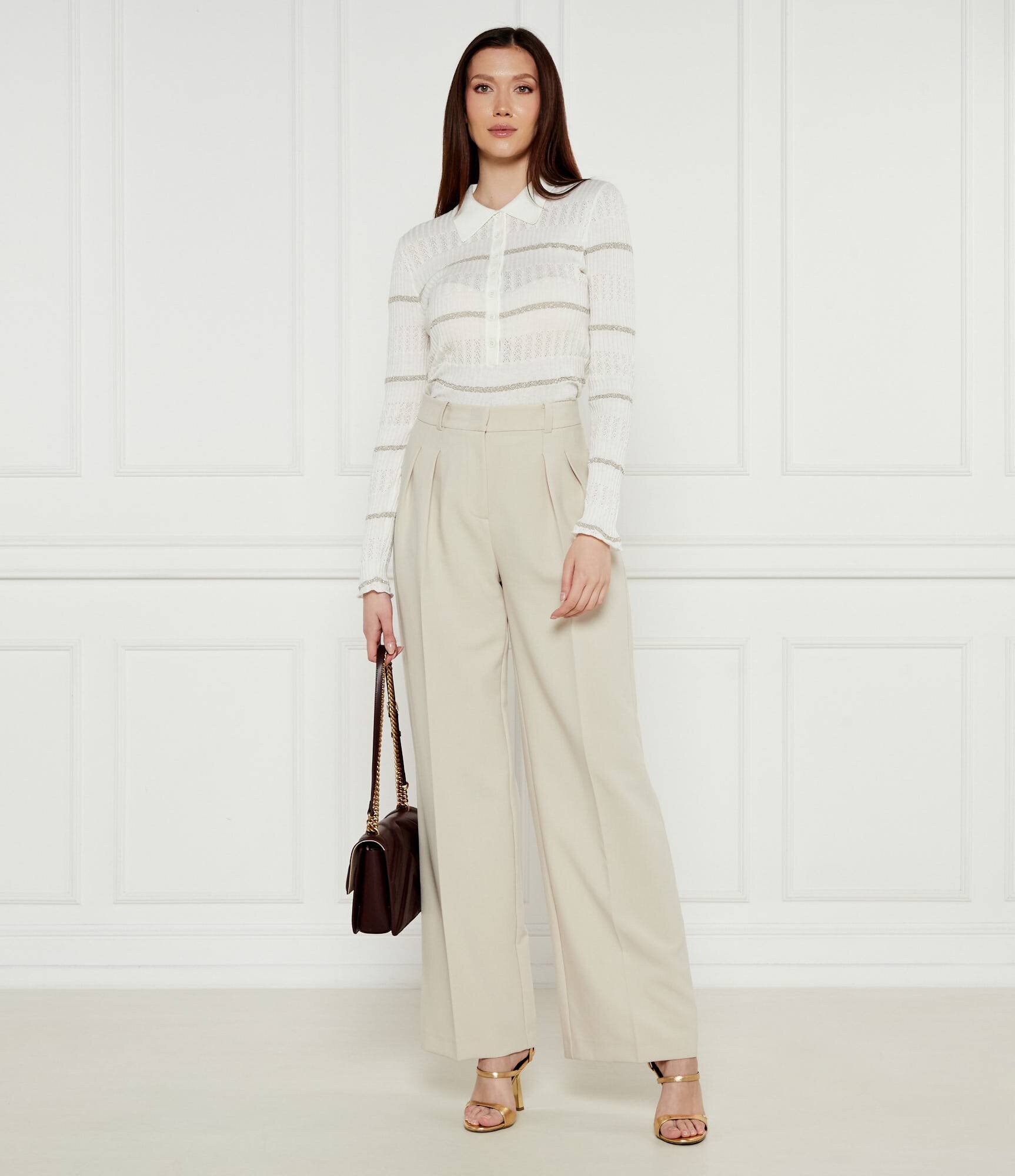 Pinko Pulover JANNU | Slim Fit cu adaos de mătase