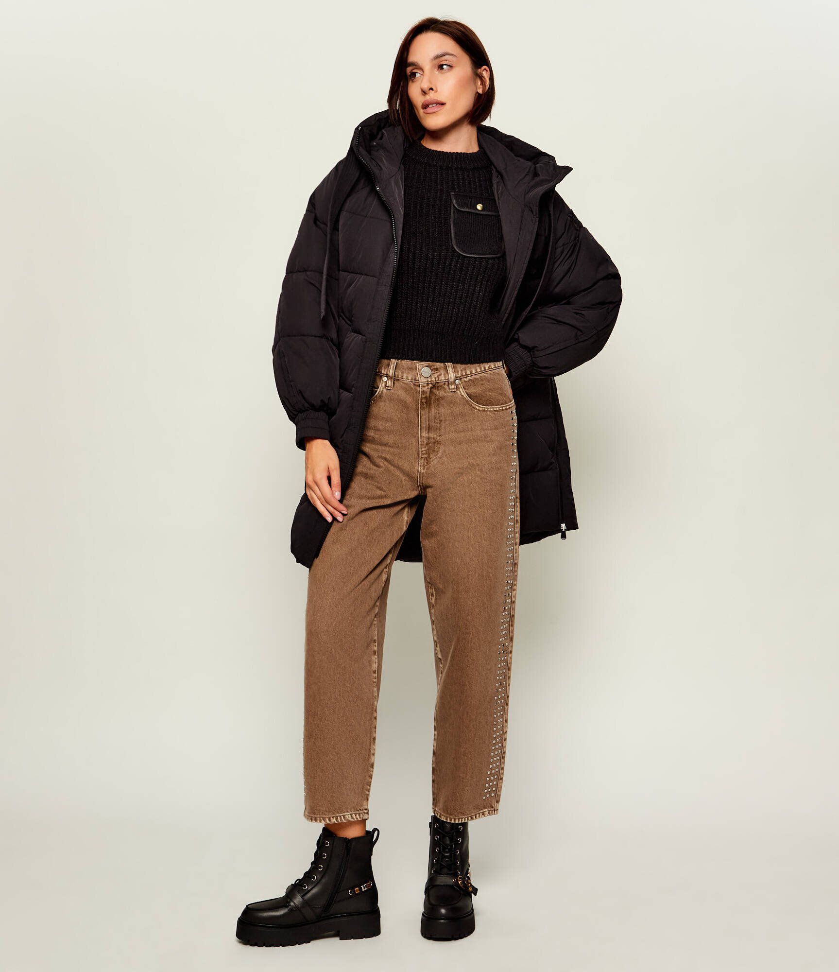 Pinko Pulover Miagolio | Slim Fit cu adaos de lână