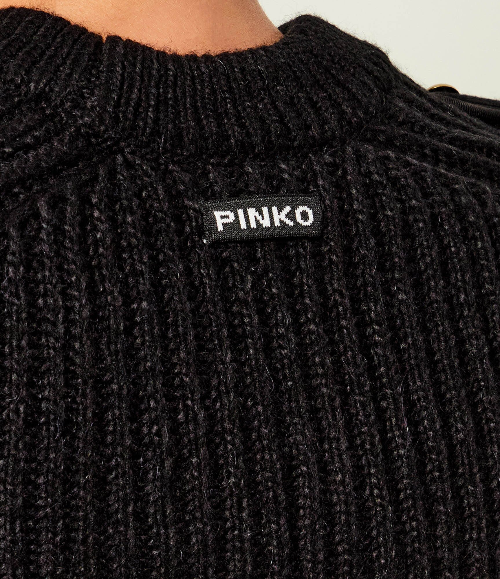 Pinko Pulover Miagolio | Slim Fit cu adaos de lână
