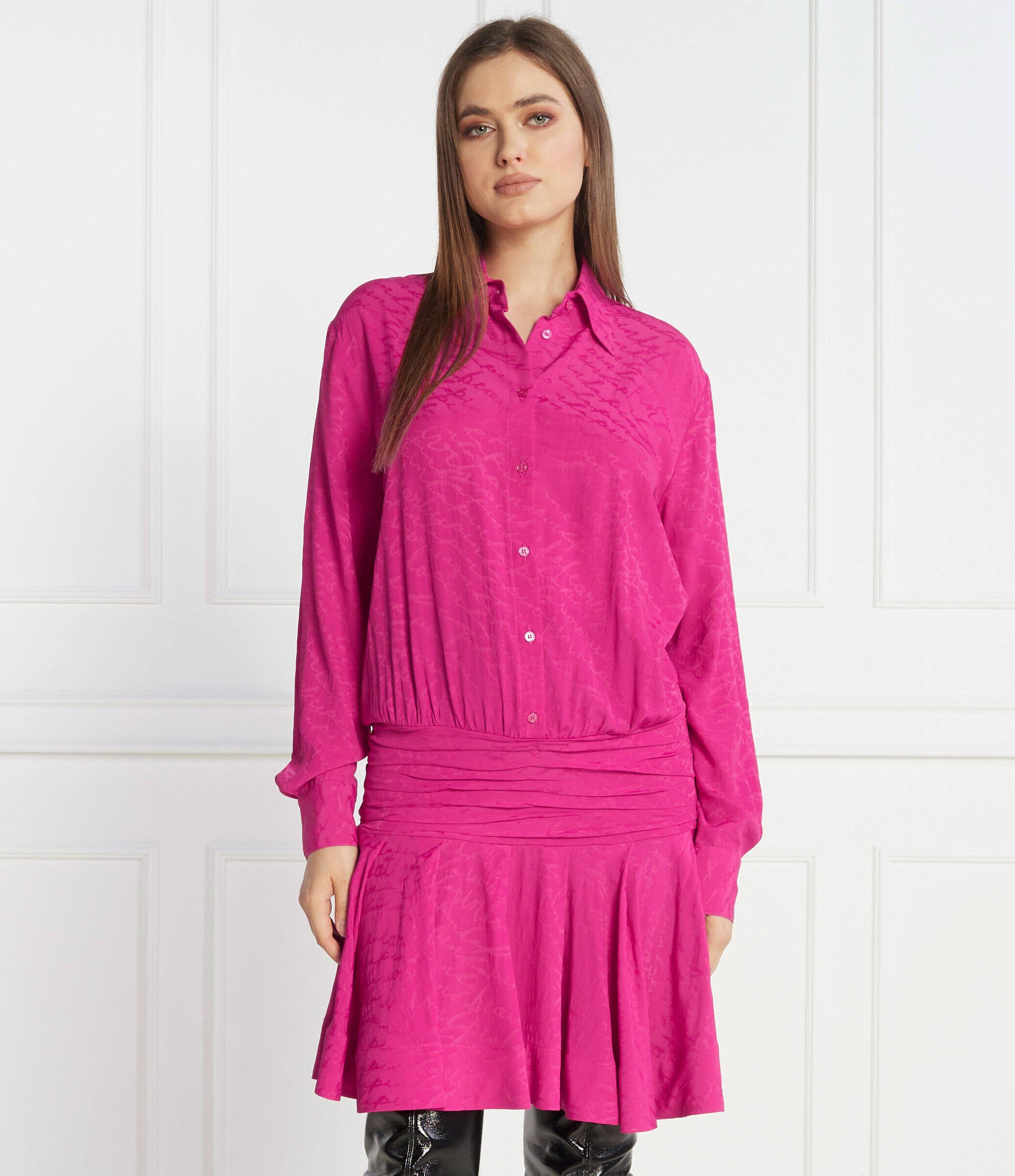 Pinko Rochie cu adaos de mătase