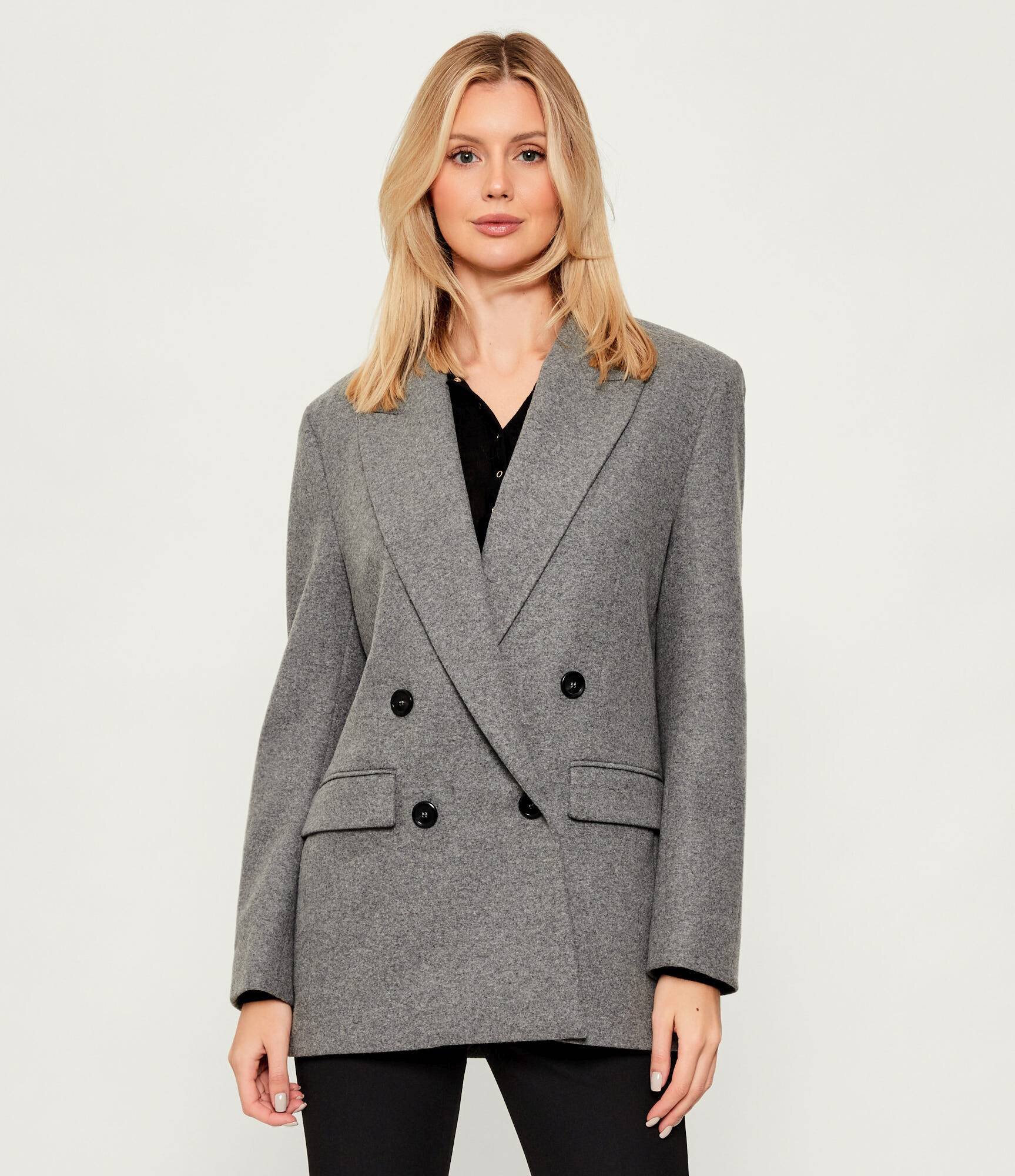 Pinko Sacou AMORA | regular fit cu adaos de lână