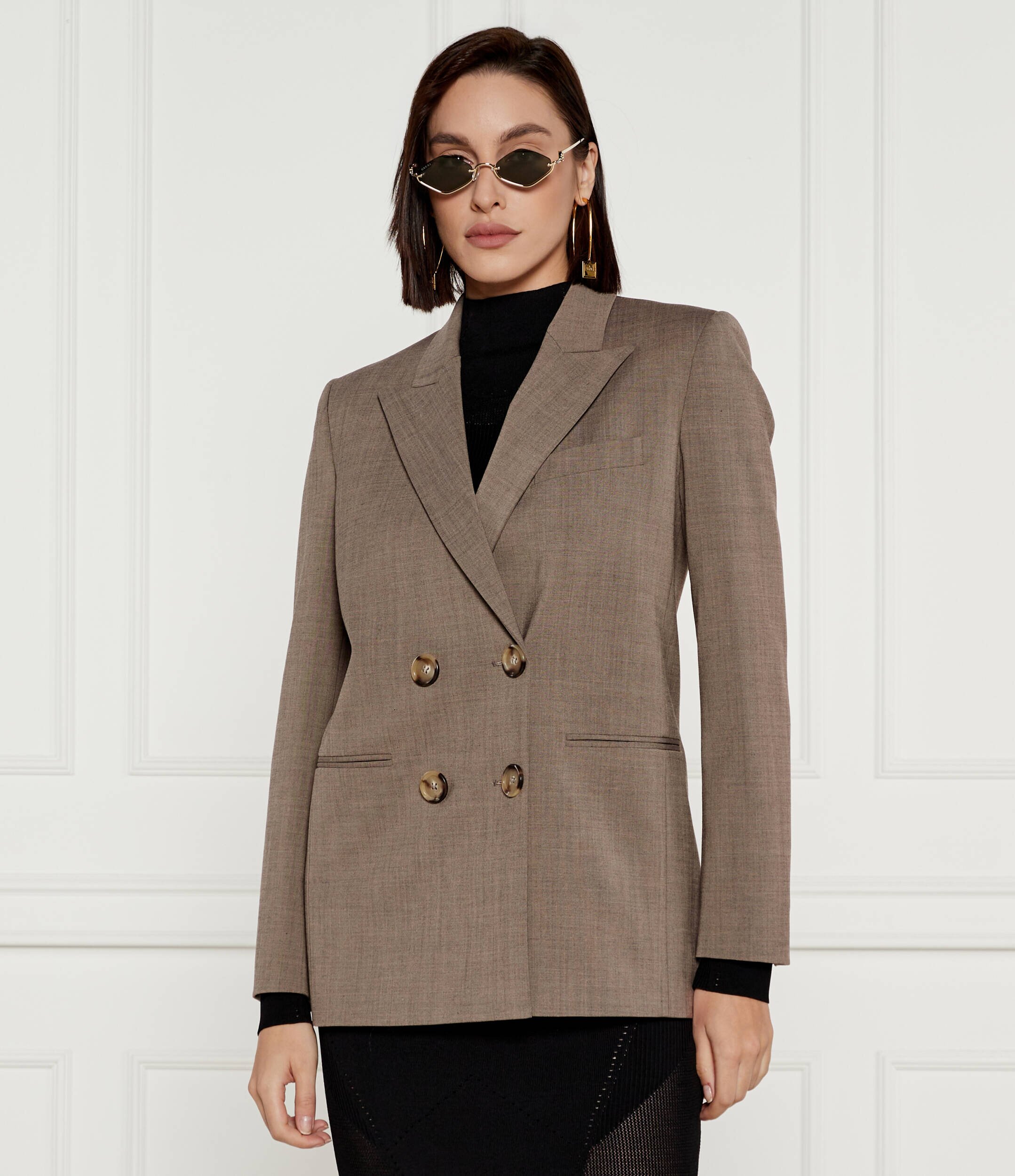 Pinko Sacou ELICE | Regular Fit cu adaos de lână