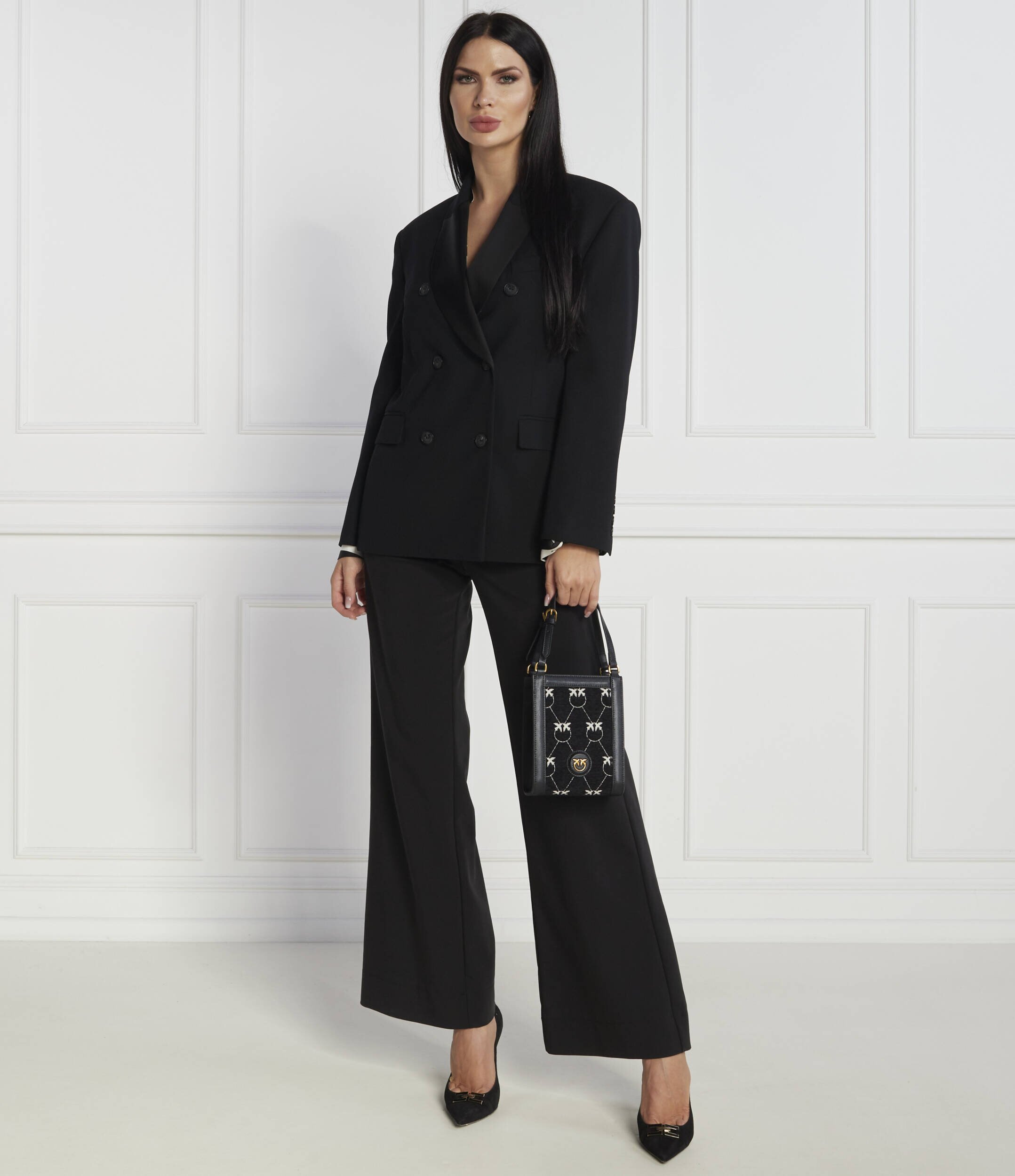 Pinko Sacou | Regular Fit cu adaos de lână