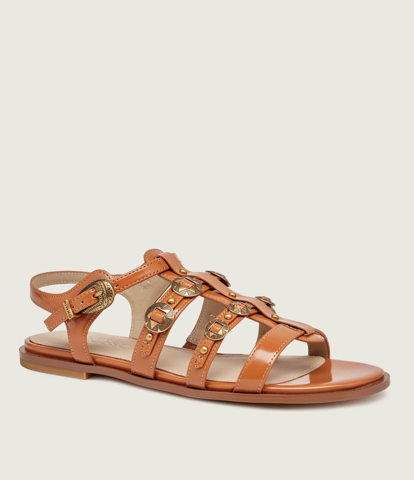 Pinko Sandale Milly 07 cu adaos de piele