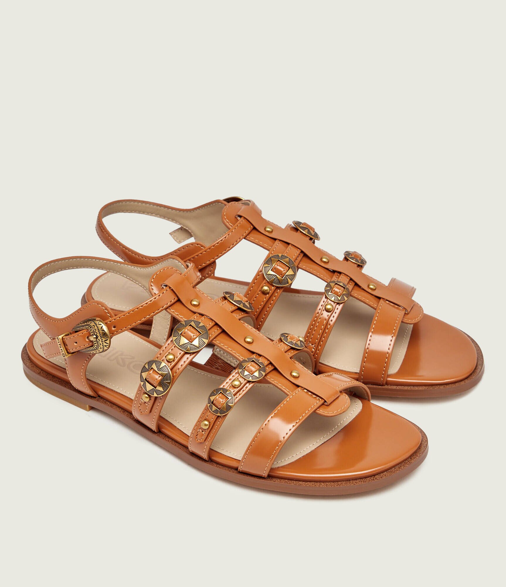 Pinko Sandale Milly 07 cu adaos de piele