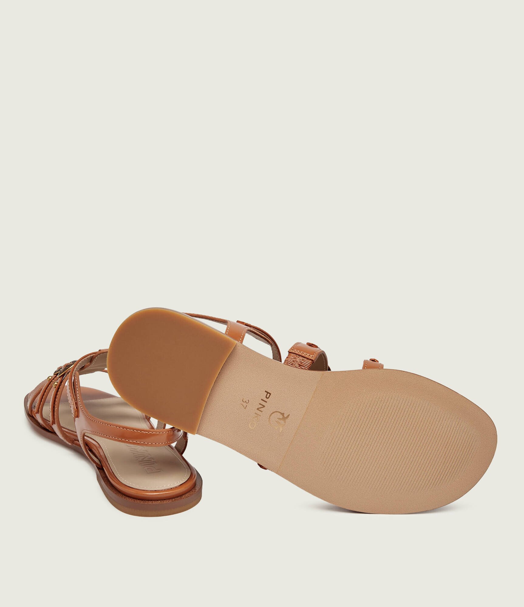 Pinko Sandale Milly 07 cu adaos de piele