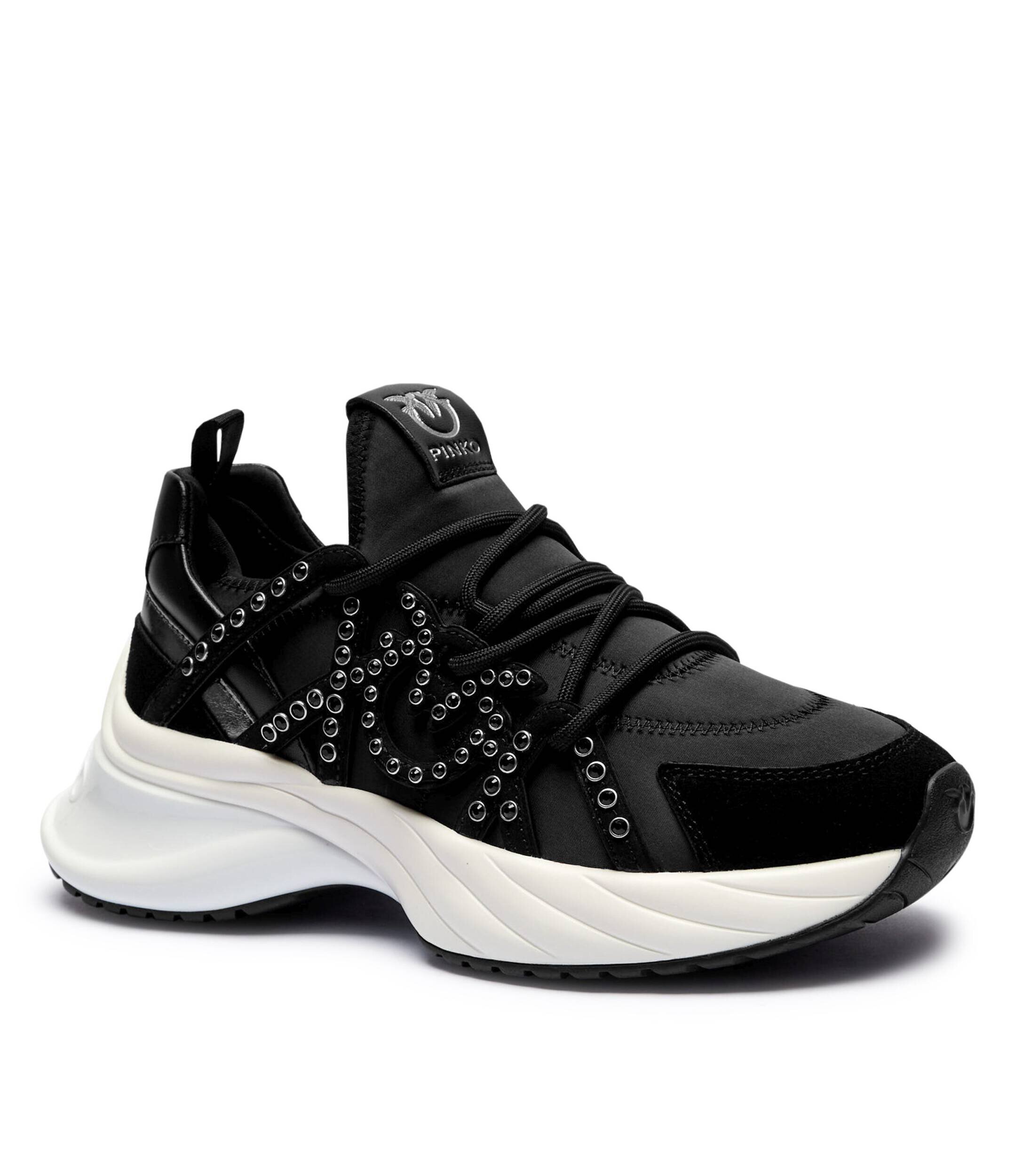 Pinko Sneakers Ariel 16 cu adaos de piele