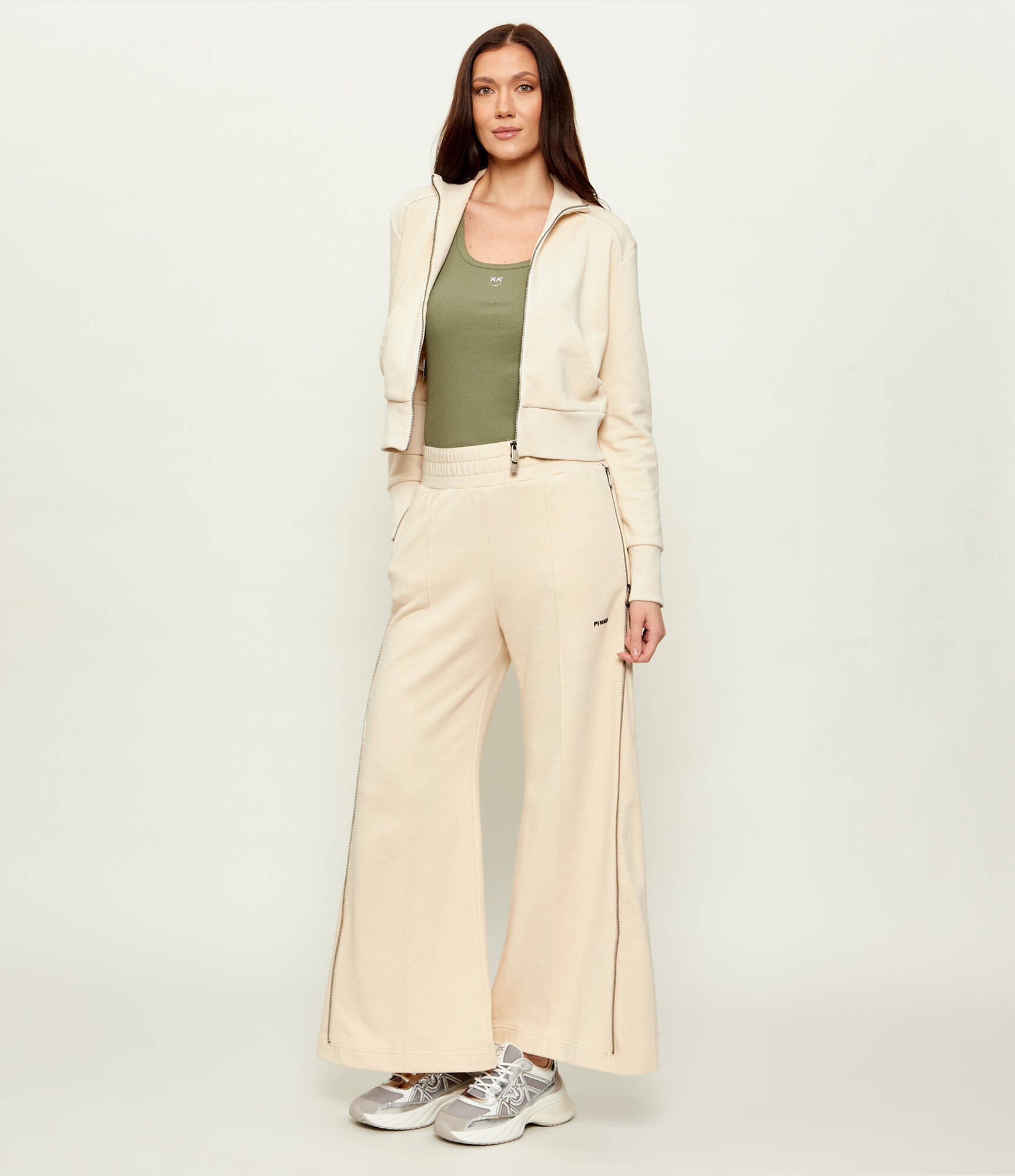 Pinko Sneakers ARIEL 33 cu adaos de piele