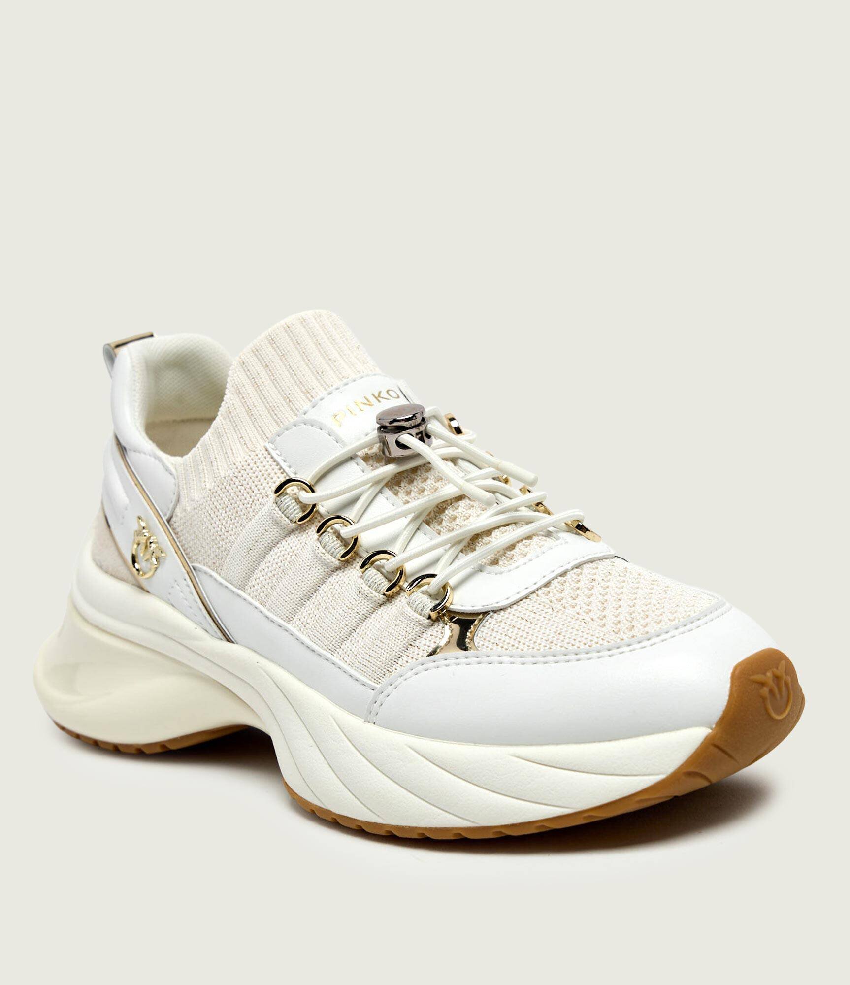 Pinko Sneakers ARIEL 34 cu adaos de piele