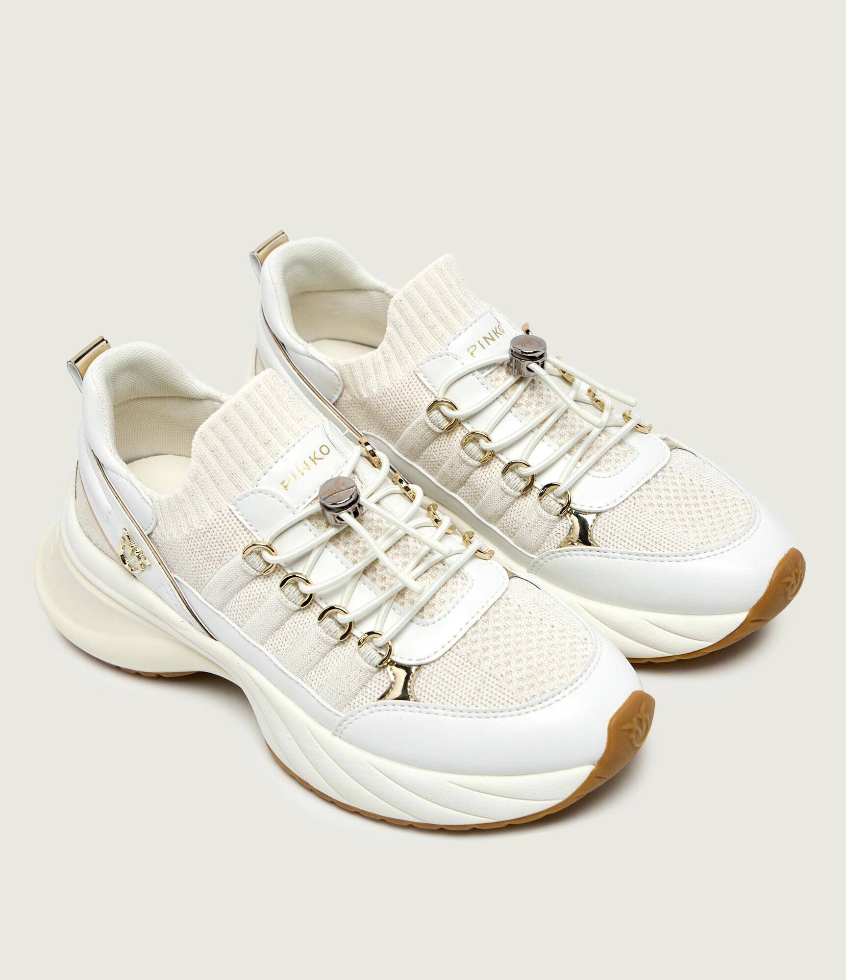Pinko Sneakers ARIEL 34 cu adaos de piele