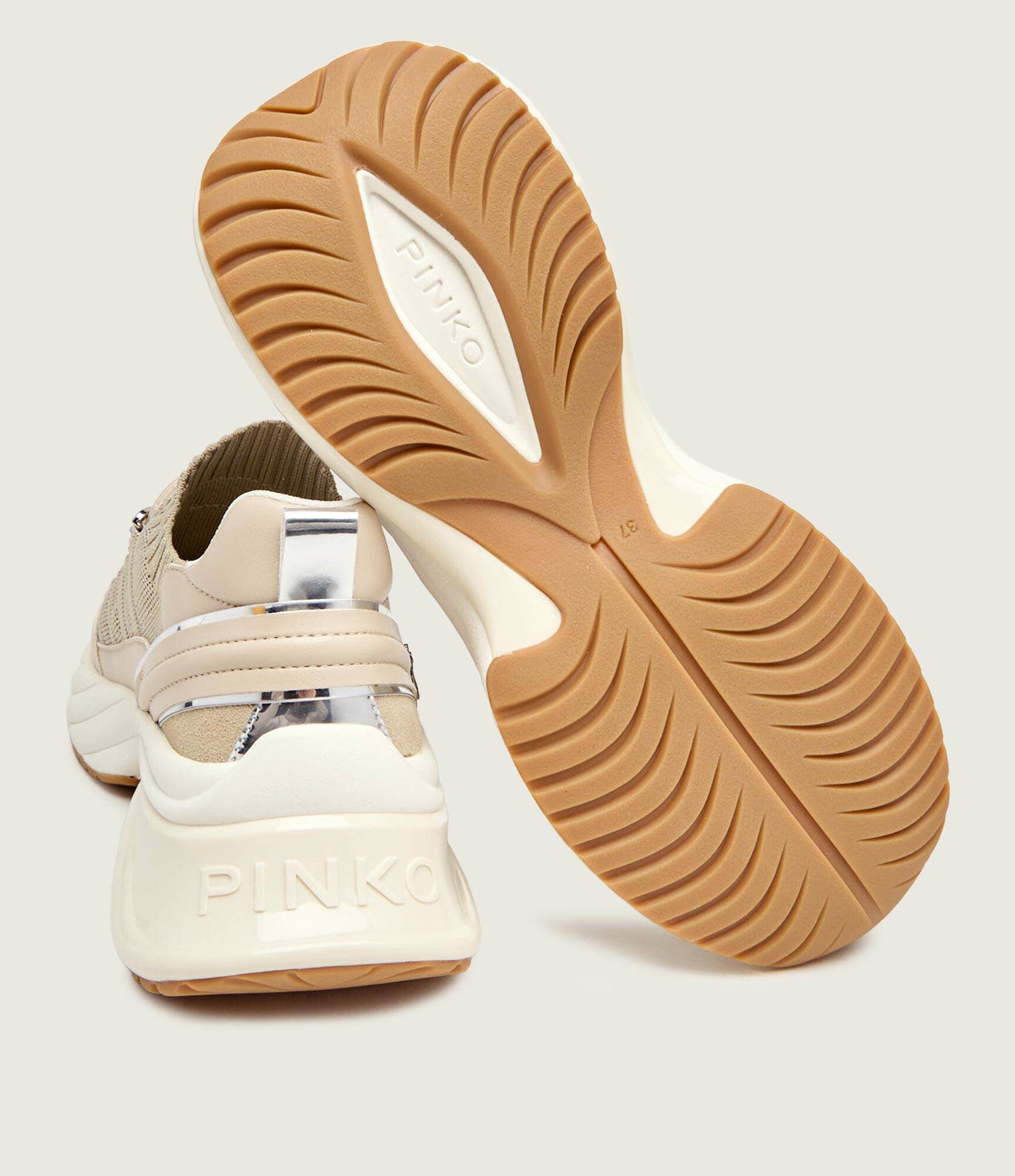 Pinko Sneakers ARIEL 34 cu adaos de piele