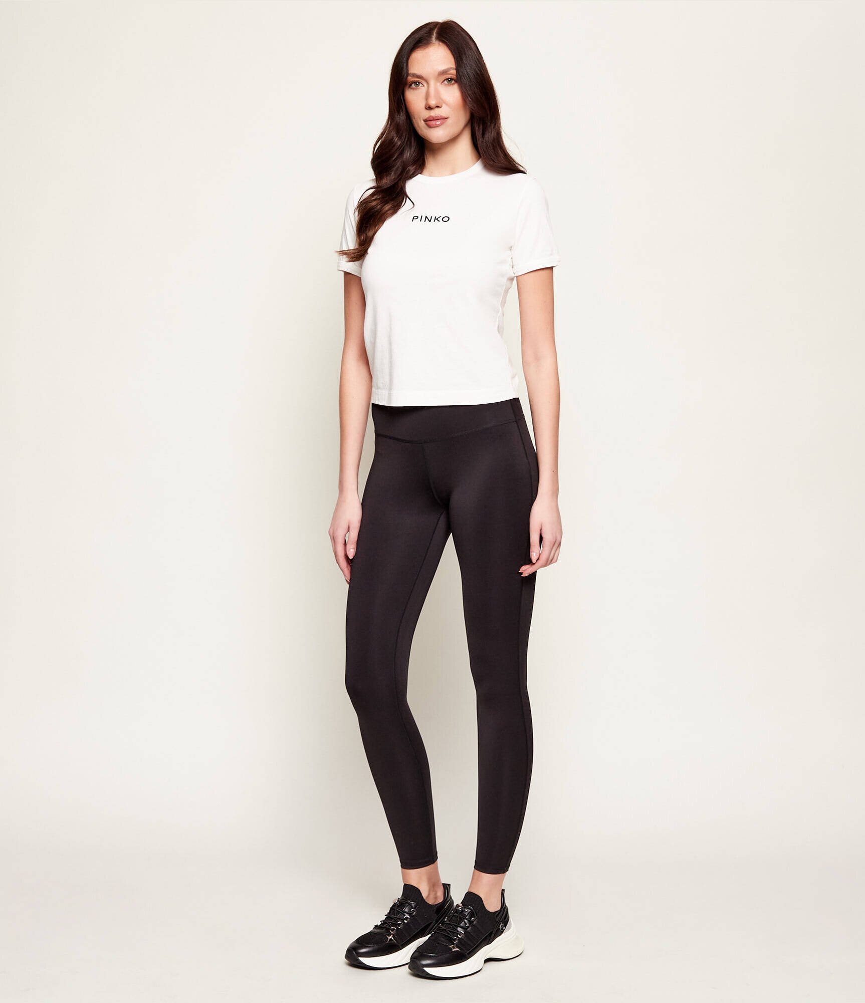 Pinko Sneakers ARIEL 34 cu adaos de piele