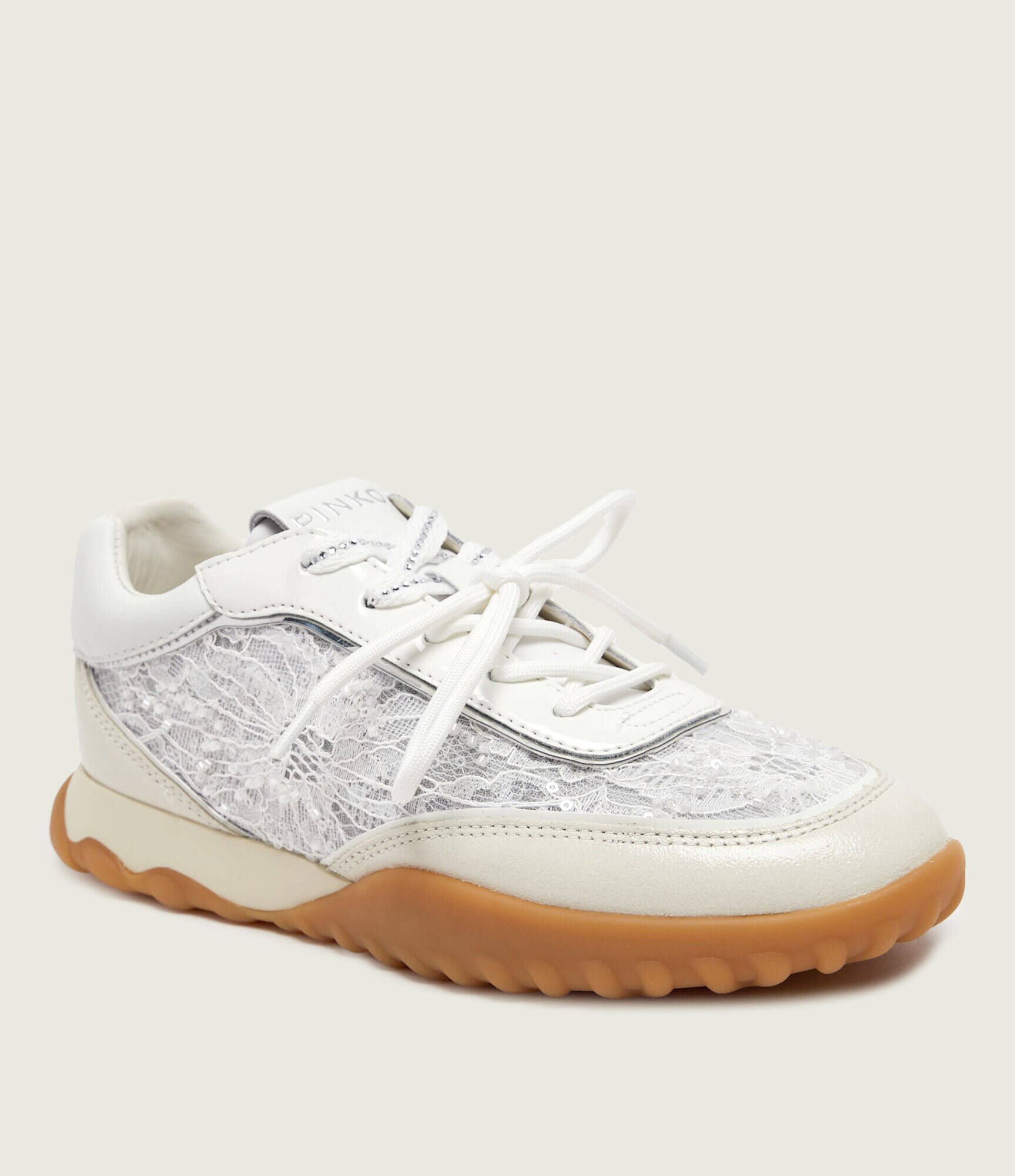 Pinko Sneakers Gea 04 cu adaos de piele