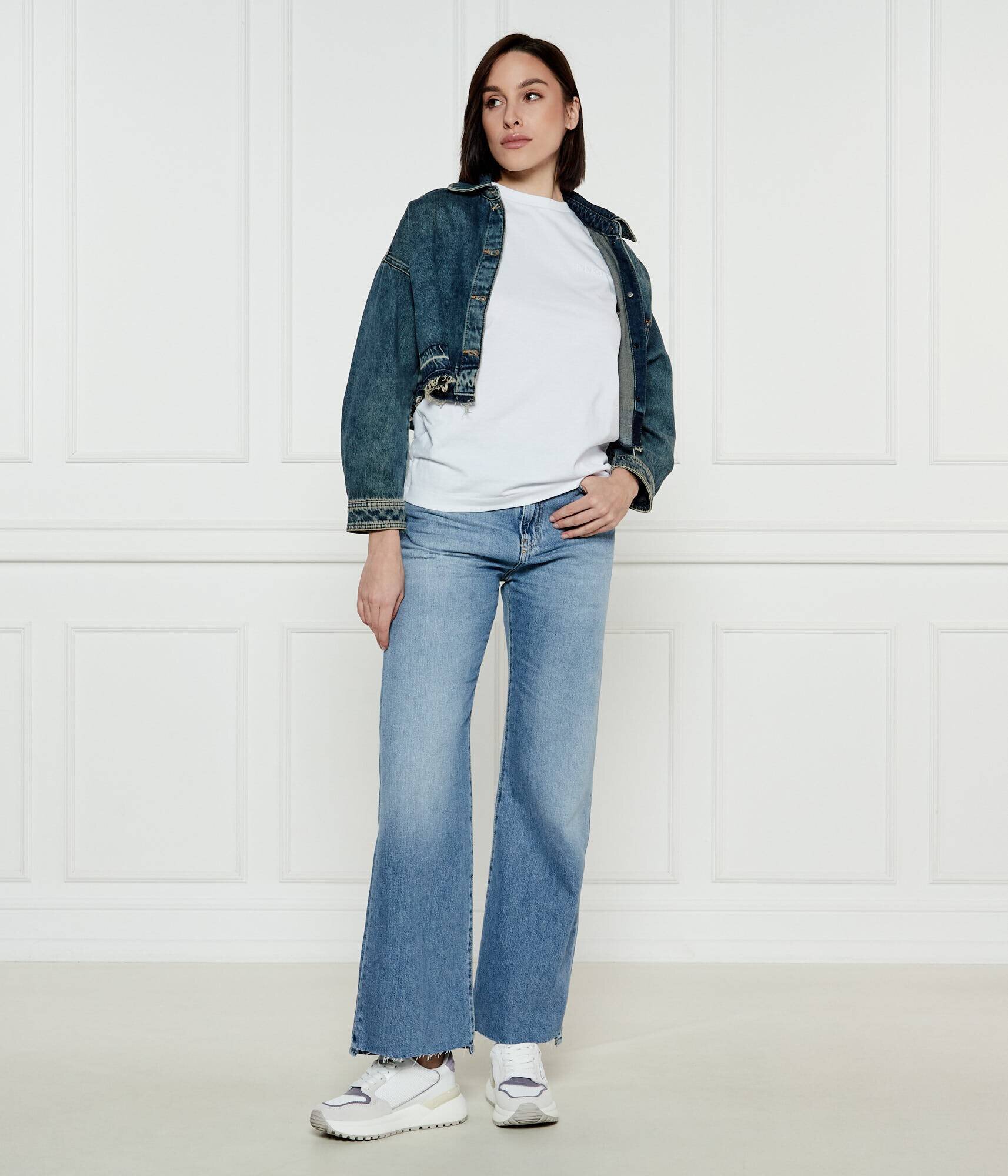Pinko Sneakers Gem 07 | piele întoarsă