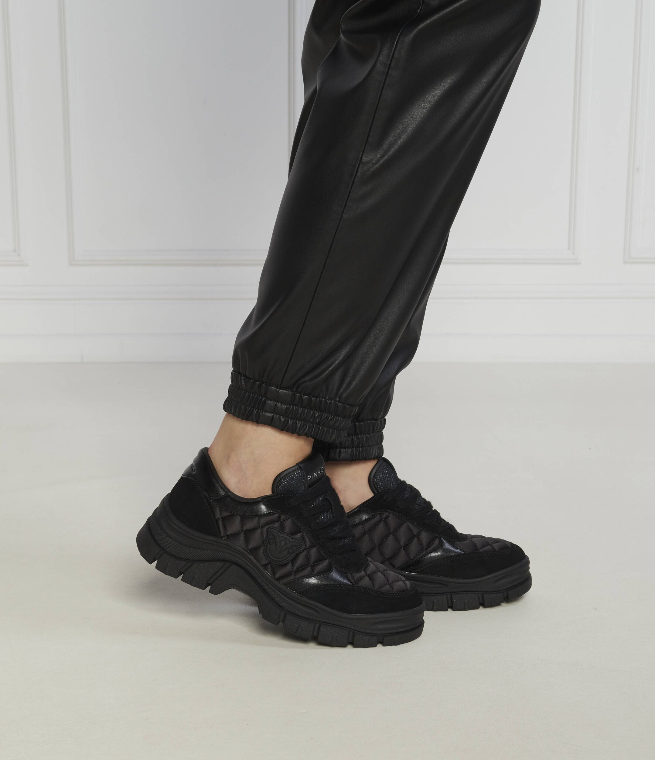 Pinko Sneakers Memphis | piele întoarsă