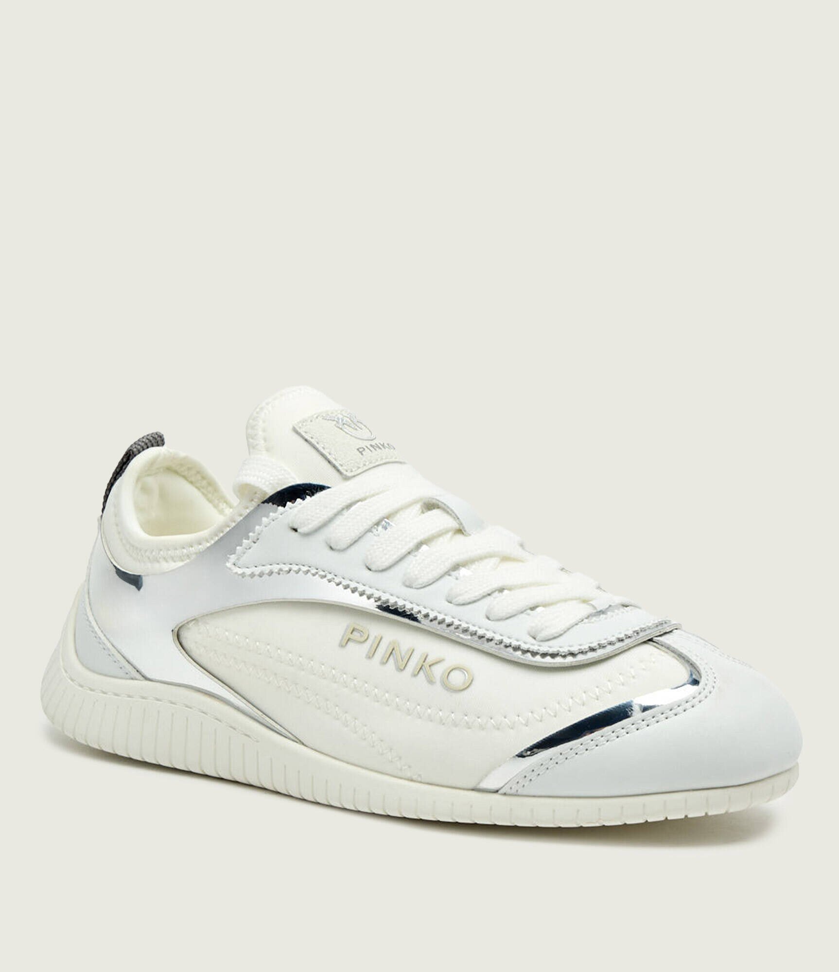 Pinko Sneakers Reby 08 cu adaos de piele