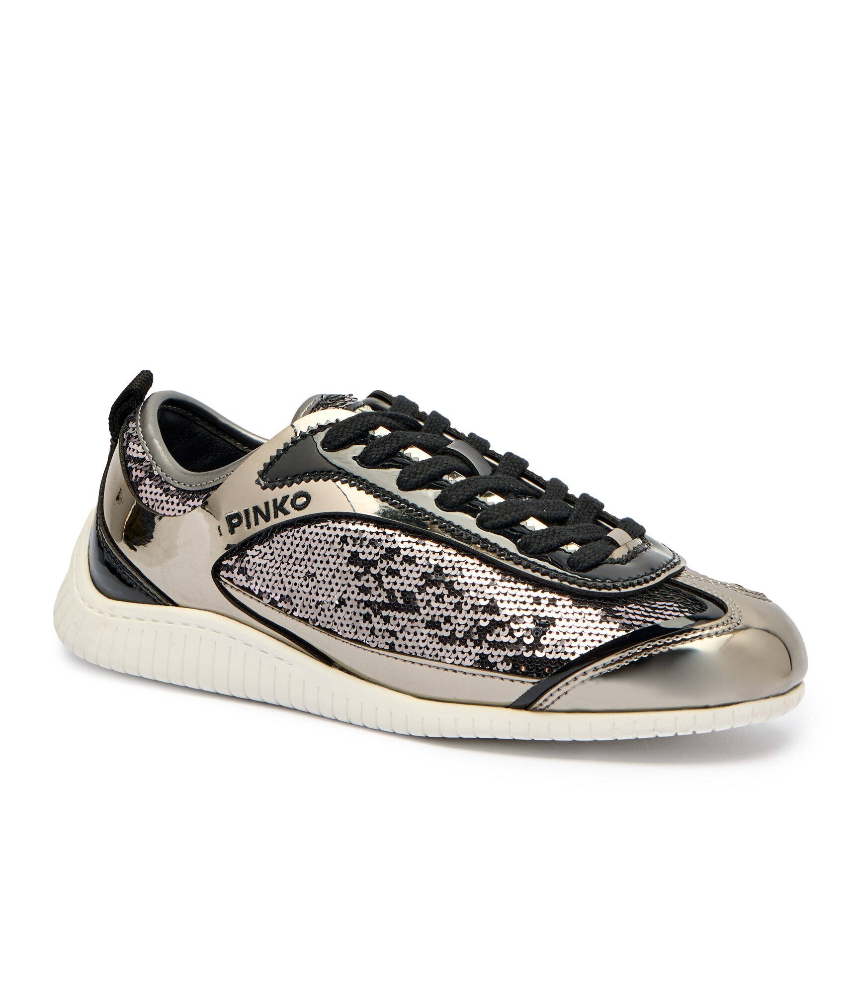 Pinko Sneakers Reby 10 cu adaos de piele