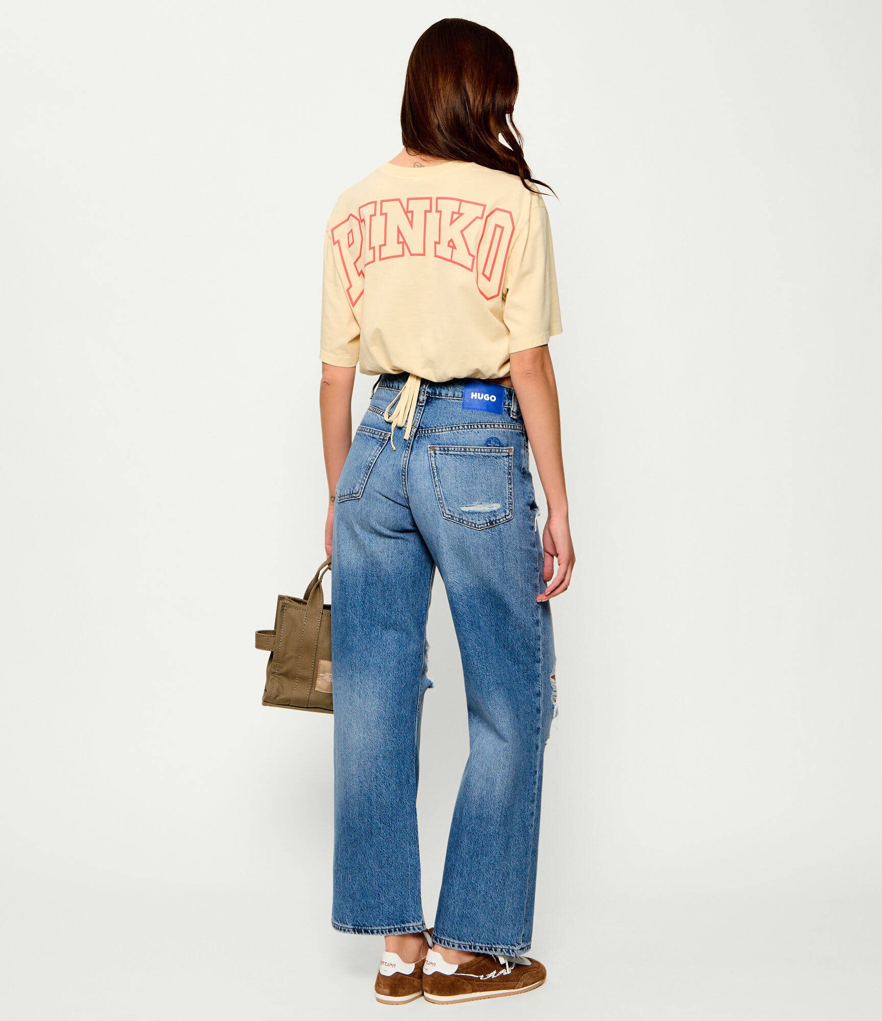 Pinko Tricou Caldes | Cropped Fit