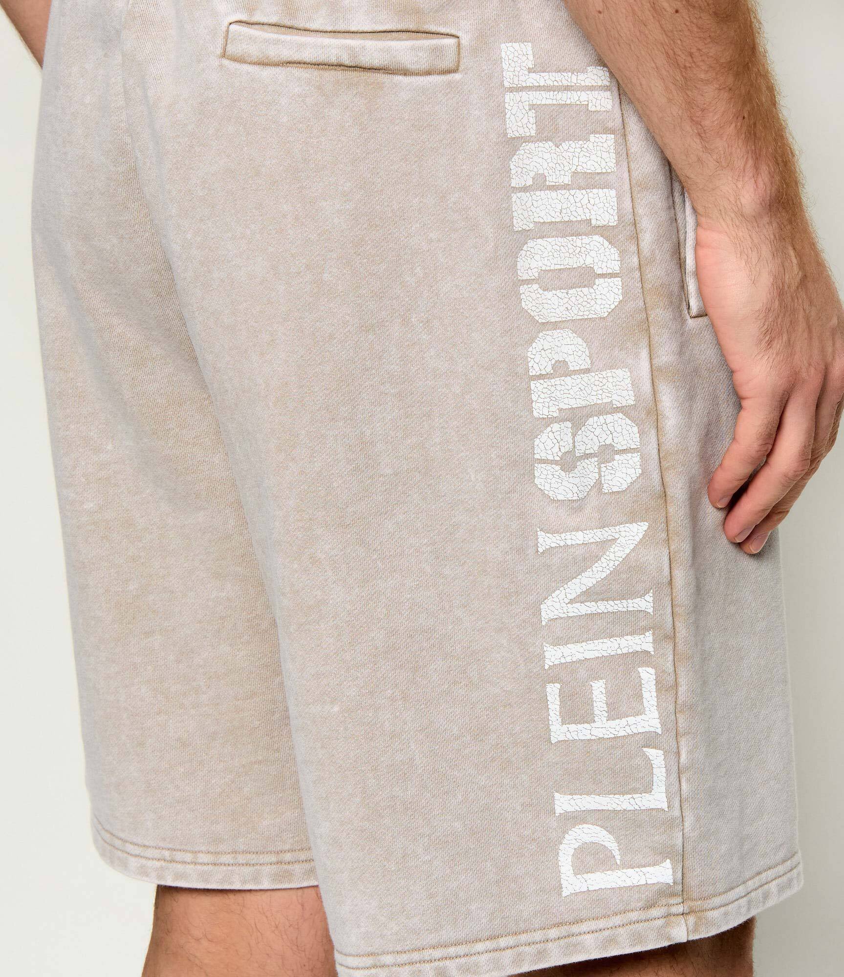 Plein Sport Pantaloni scurți Crackle Scratch | Loose fit
