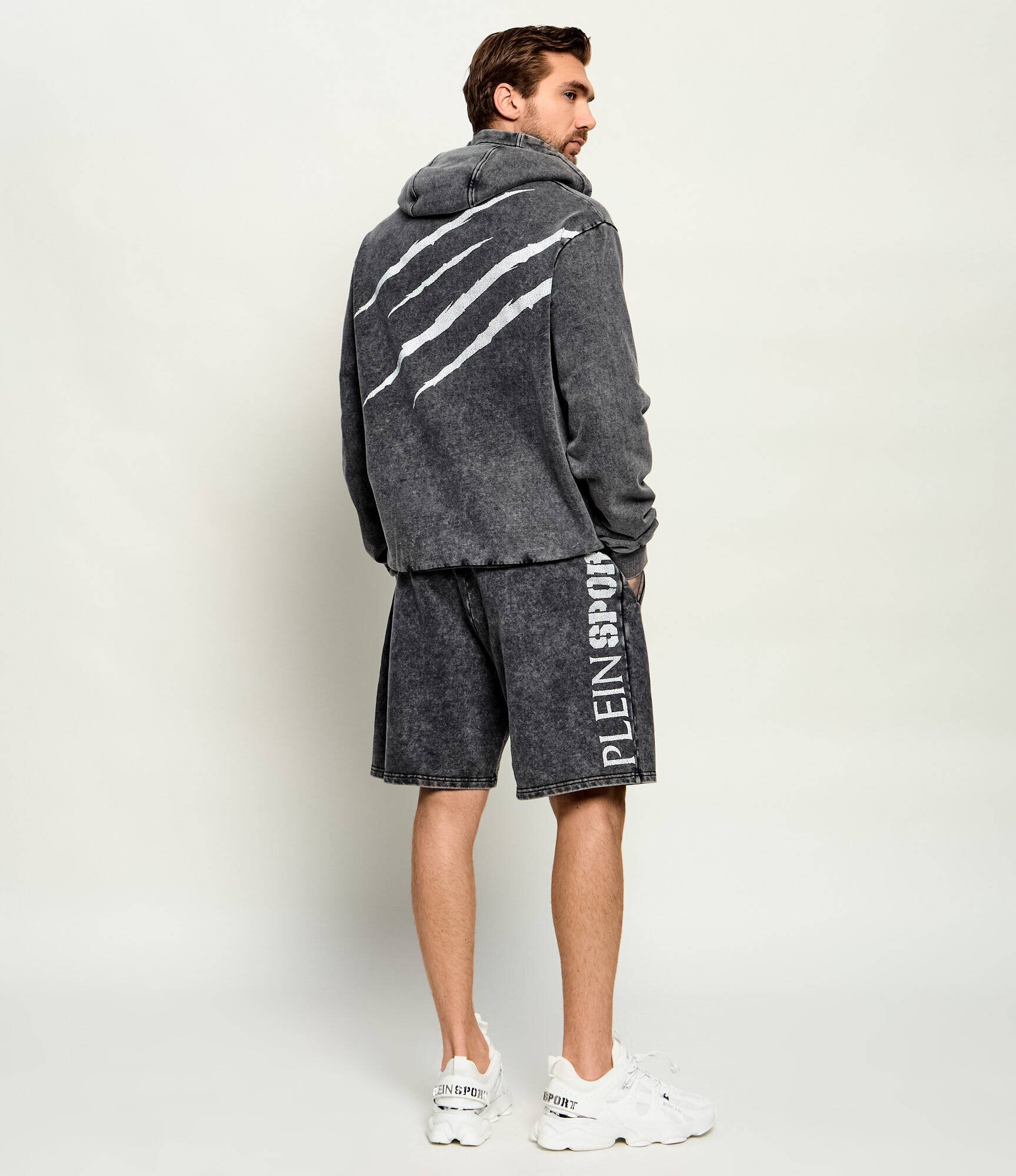 Plein Sport Pantaloni scurți Crackle Scratch | Loose fit