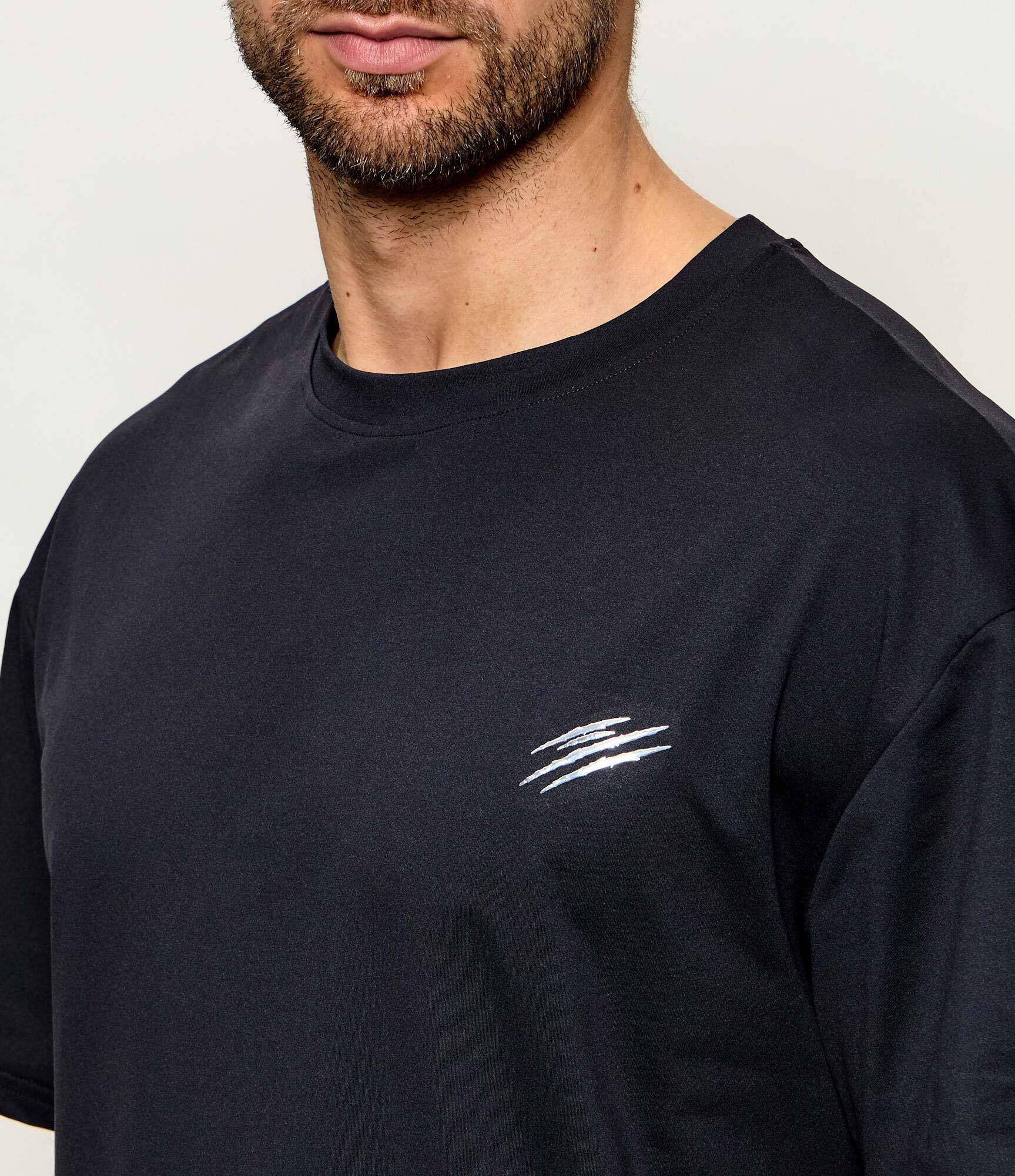 Plein Sport Tricou Chrome Scratch | Loose fit