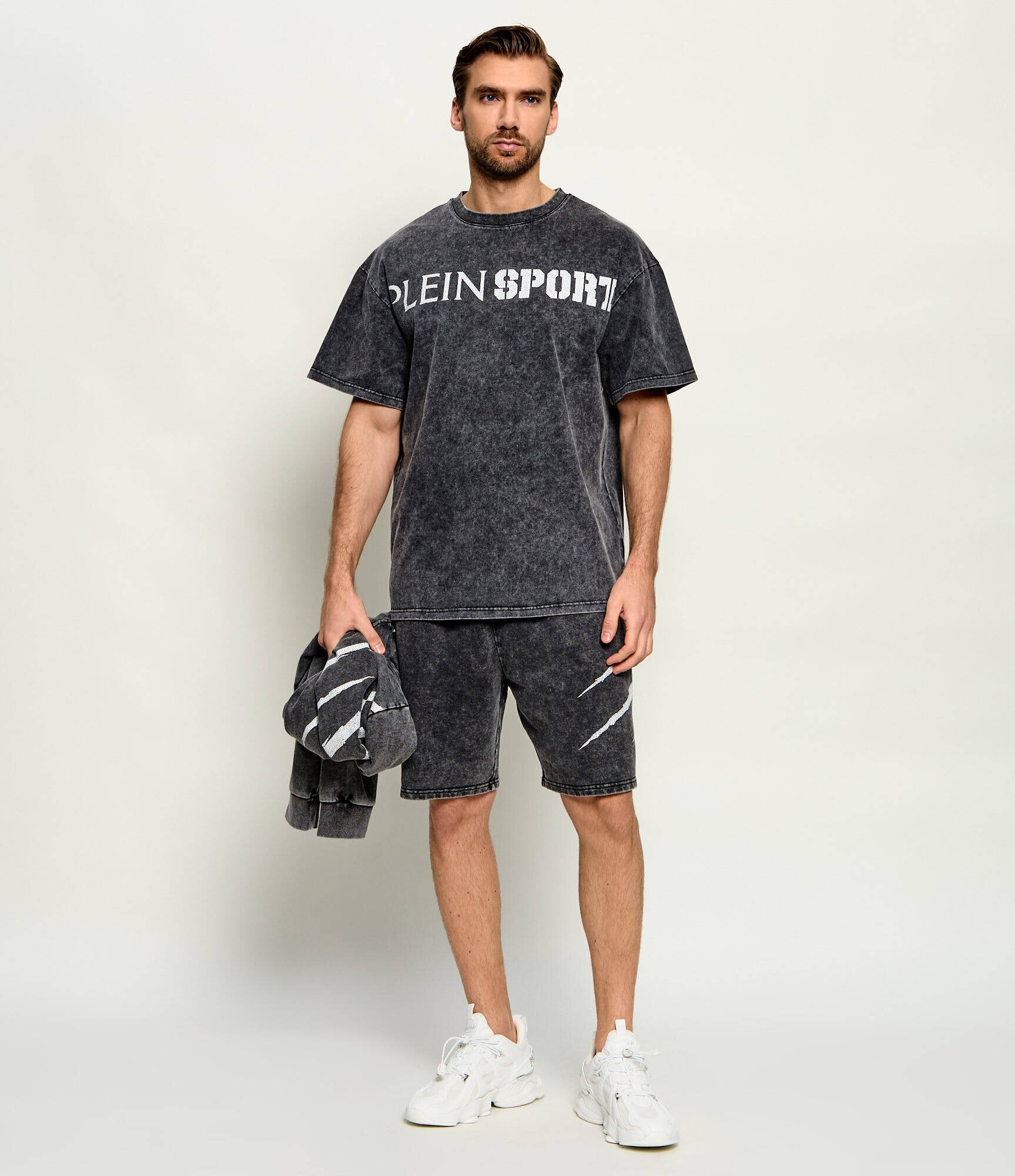 Plein Sport Tricou Crackle Scratch | Relaxed fit