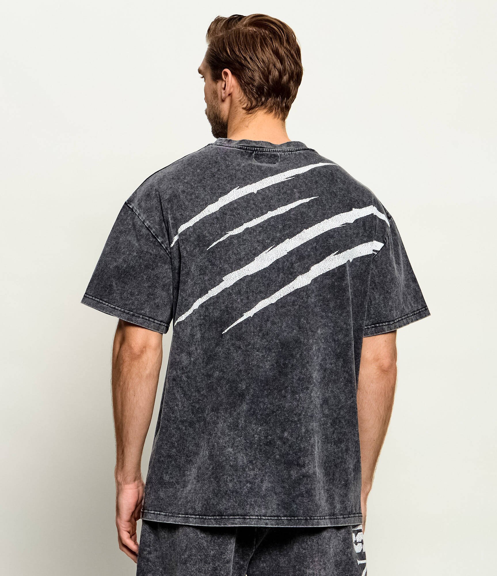 Plein Sport Tricou Crackle Scratch | Relaxed fit