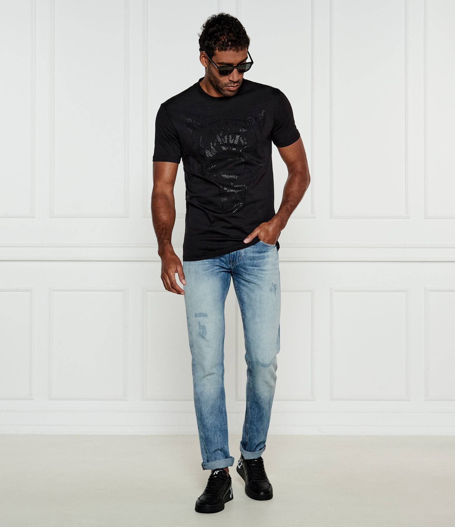 Plein Sport Tricou Lamina Tiger | Loose fit