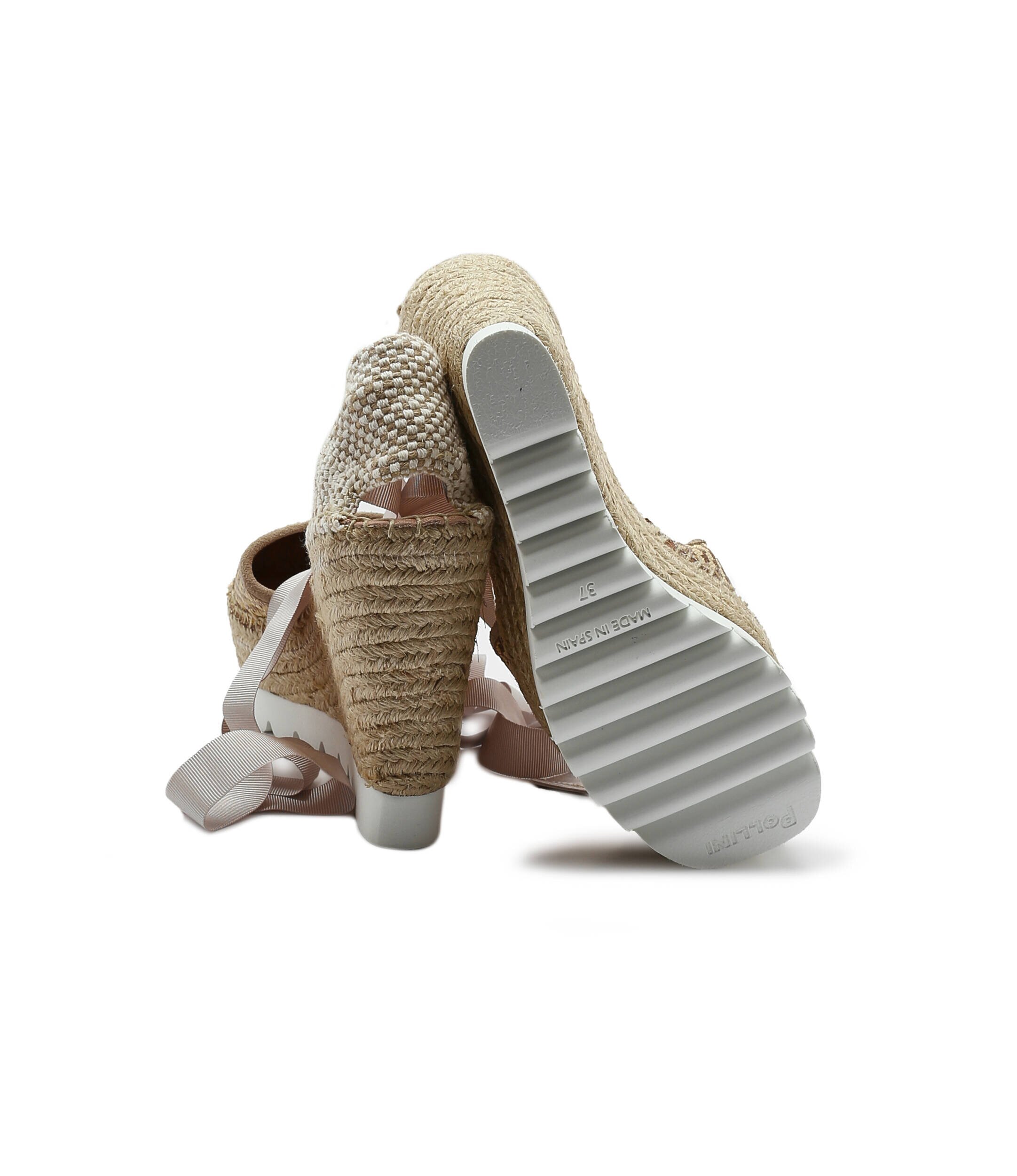 Pollini Platforme cu adaos de piele