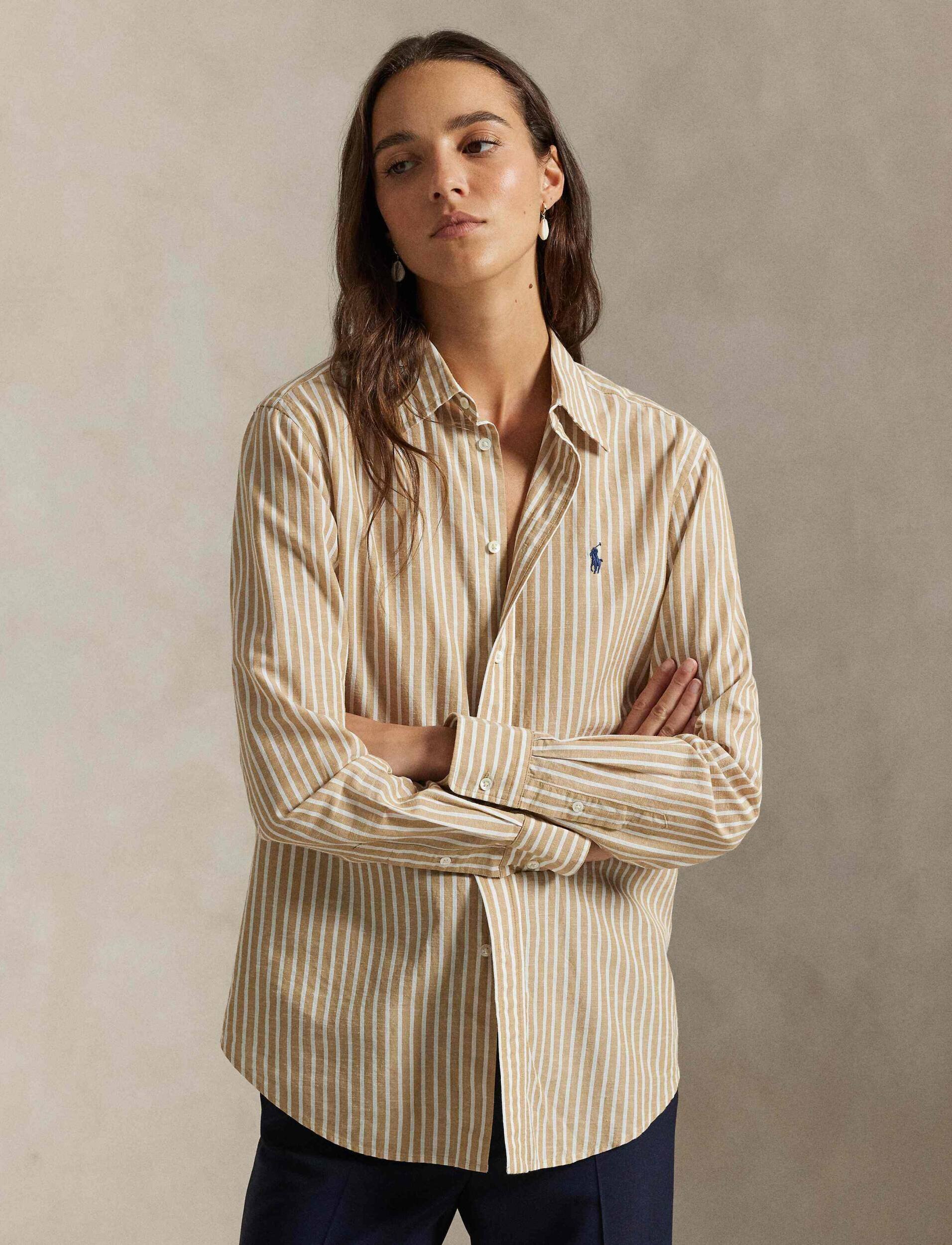 Polo Ralph Lauren Cămașă | Classic fit | cu adaos de in