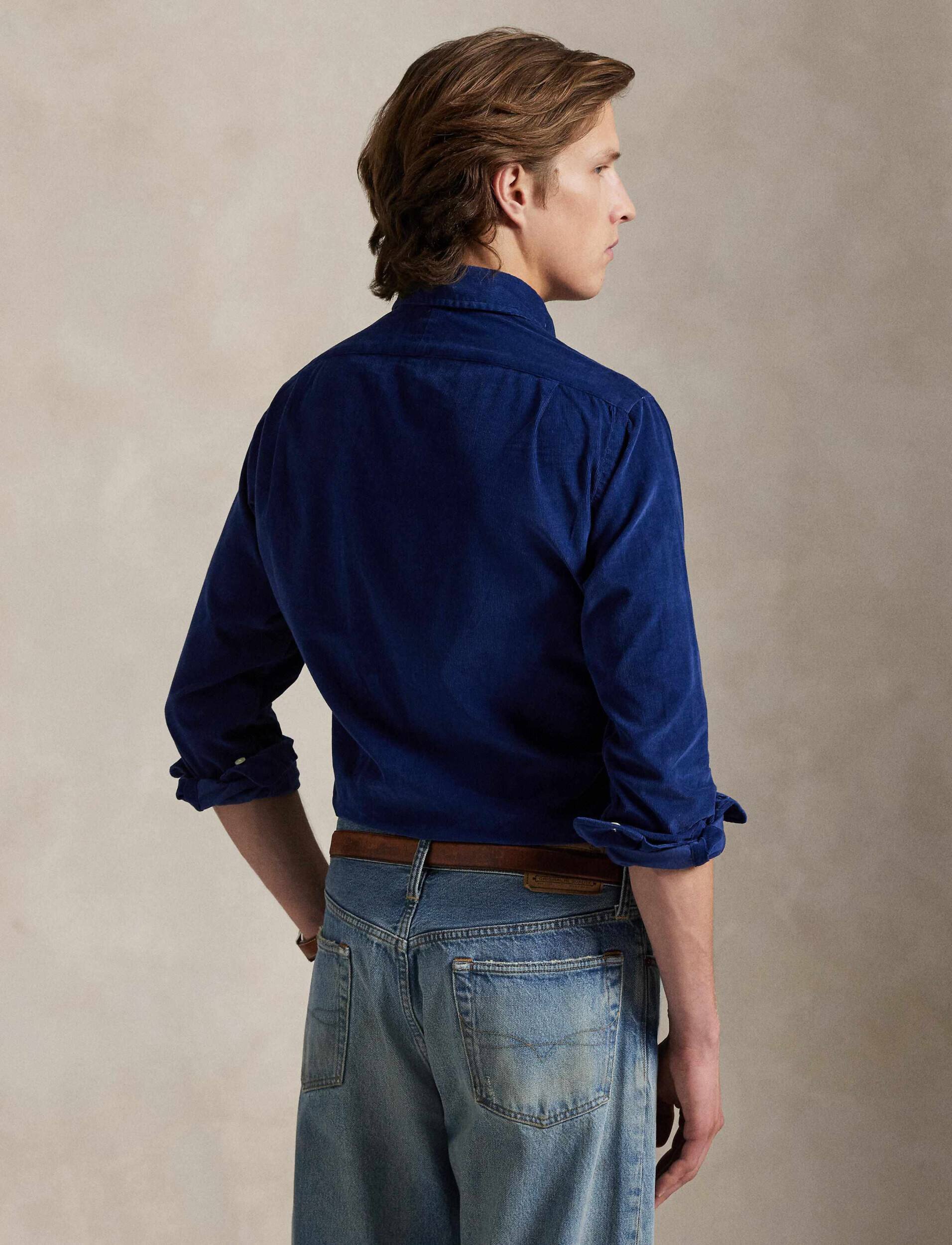 Polo Ralph Lauren Cămașă | Custom fit | catifea reiată