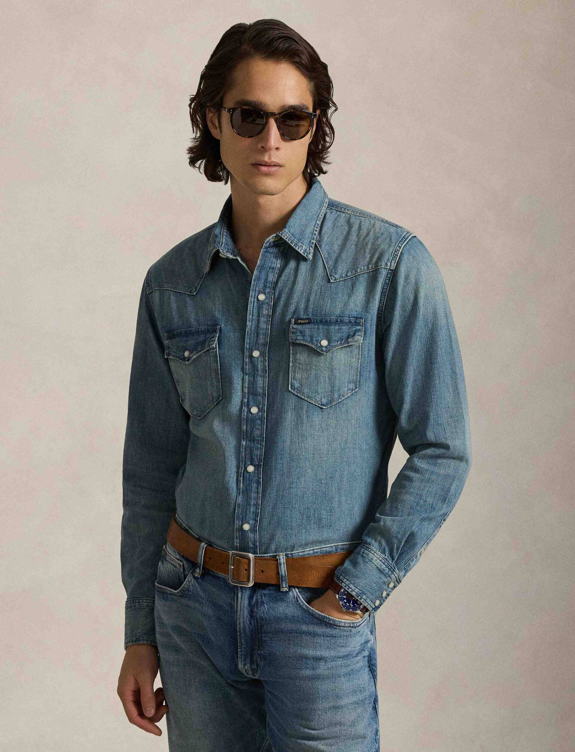 Polo Ralph Lauren Cămașă | Regular Fit | denim