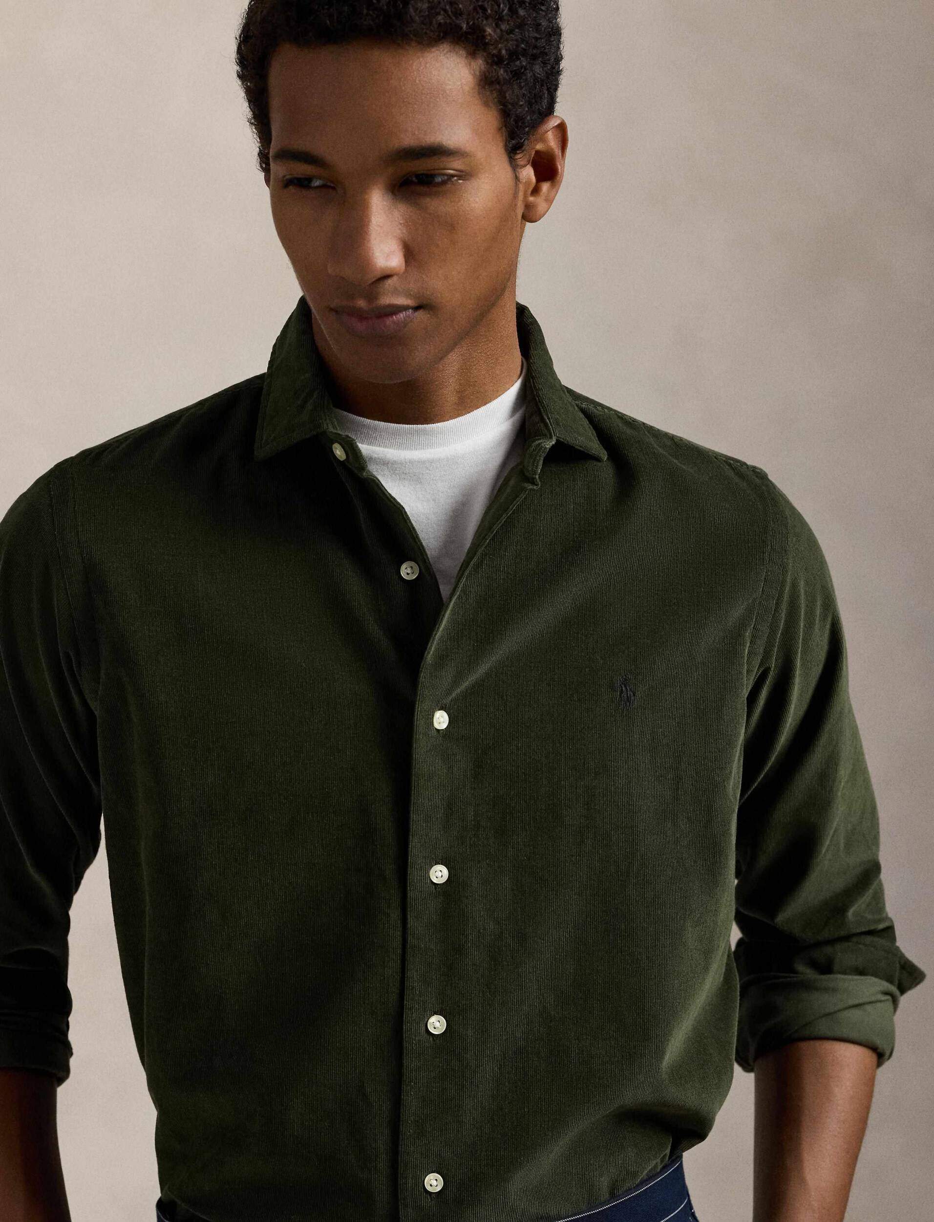 Polo Ralph Lauren Cămașă | Slim Fit | catifea reiată