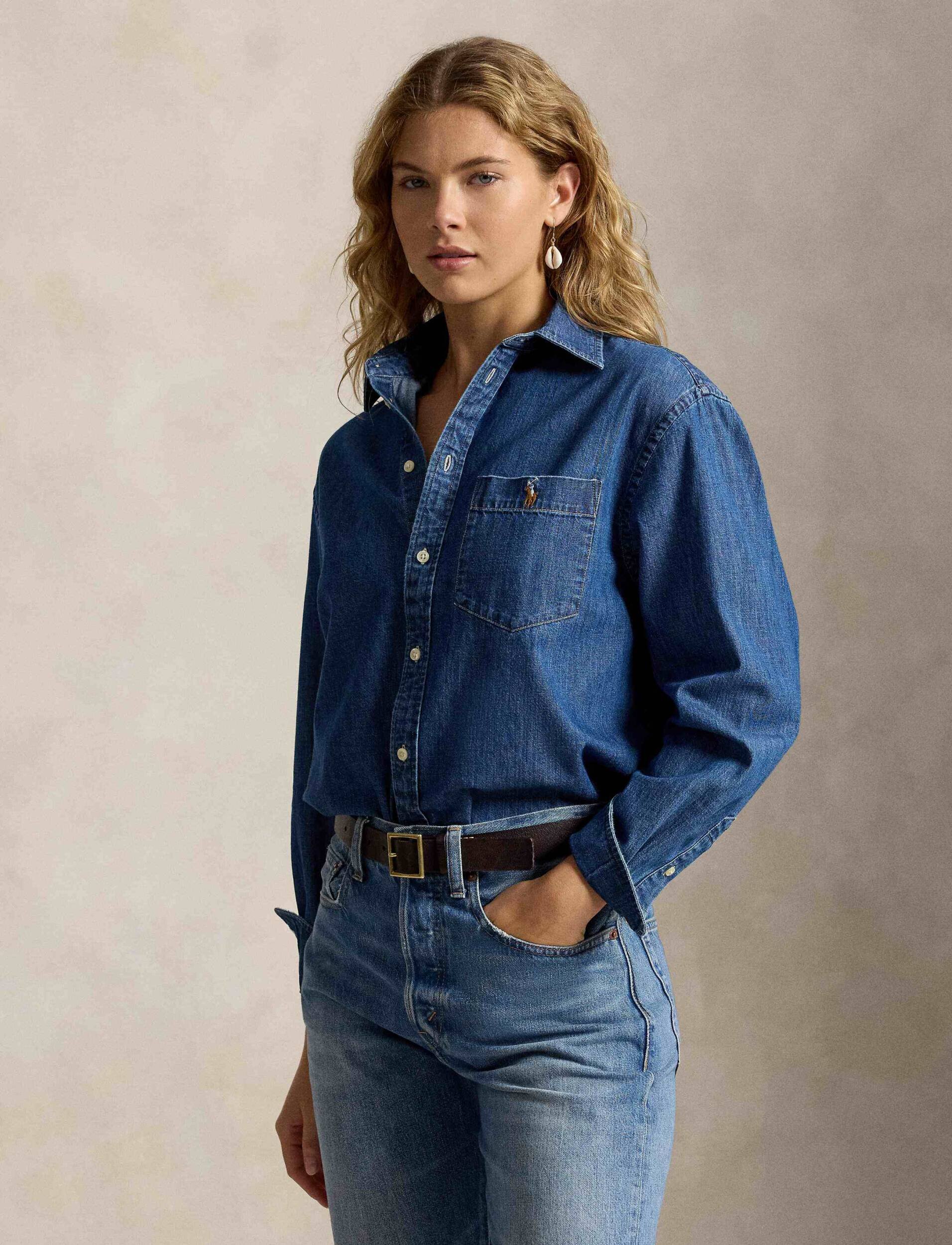 Polo Ralph Lauren De blugi cămașă | Oversize fit